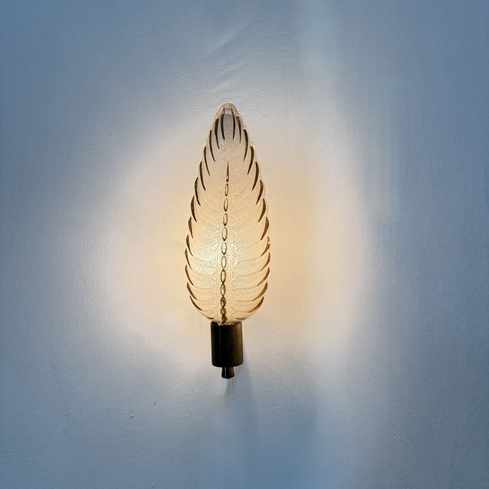 Art Deco Brass And Glass Sconces By Ezan , France , 1940s photo furniture