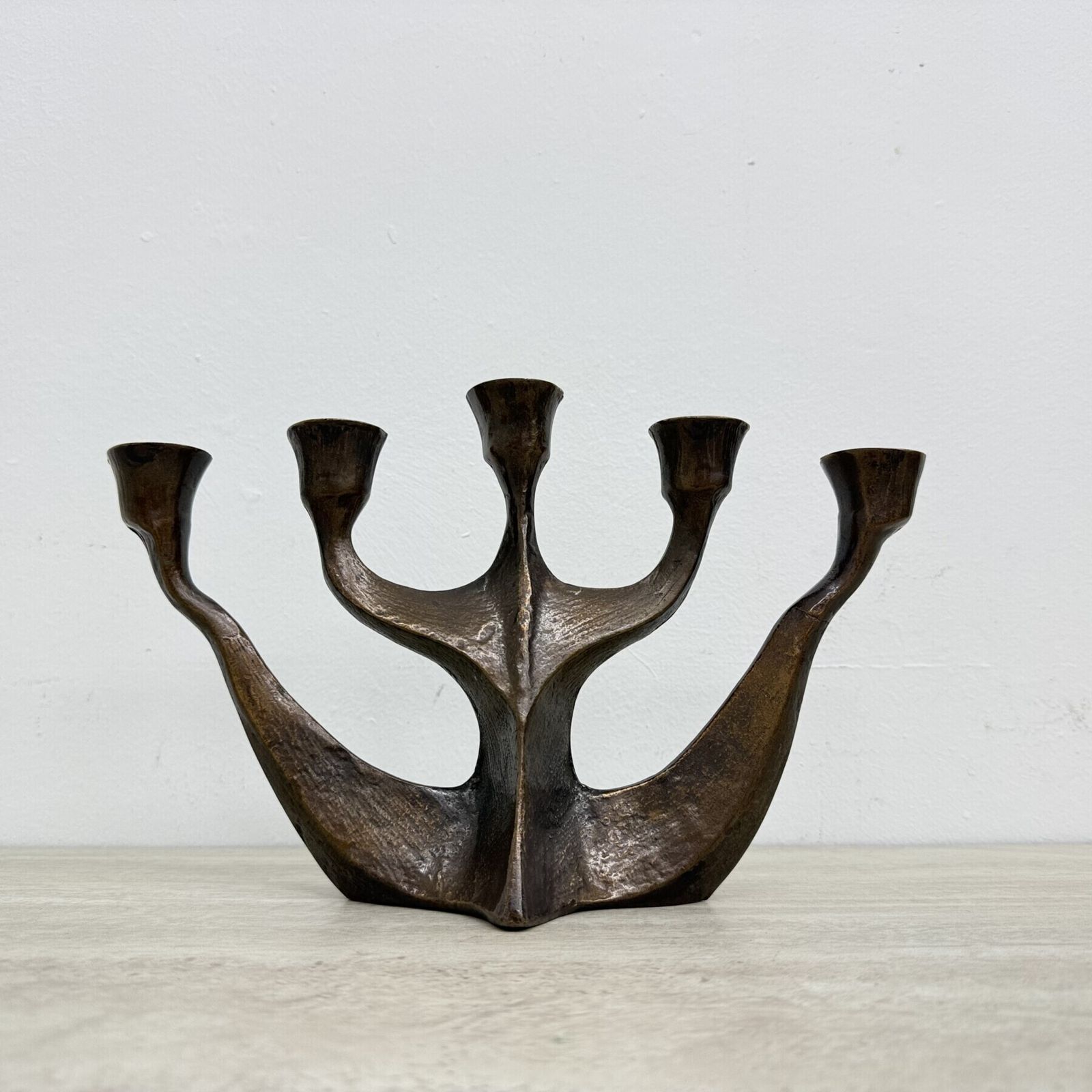 Brutalist kandelaar van Horst Dalbeck, jaren 1970, Duitsland