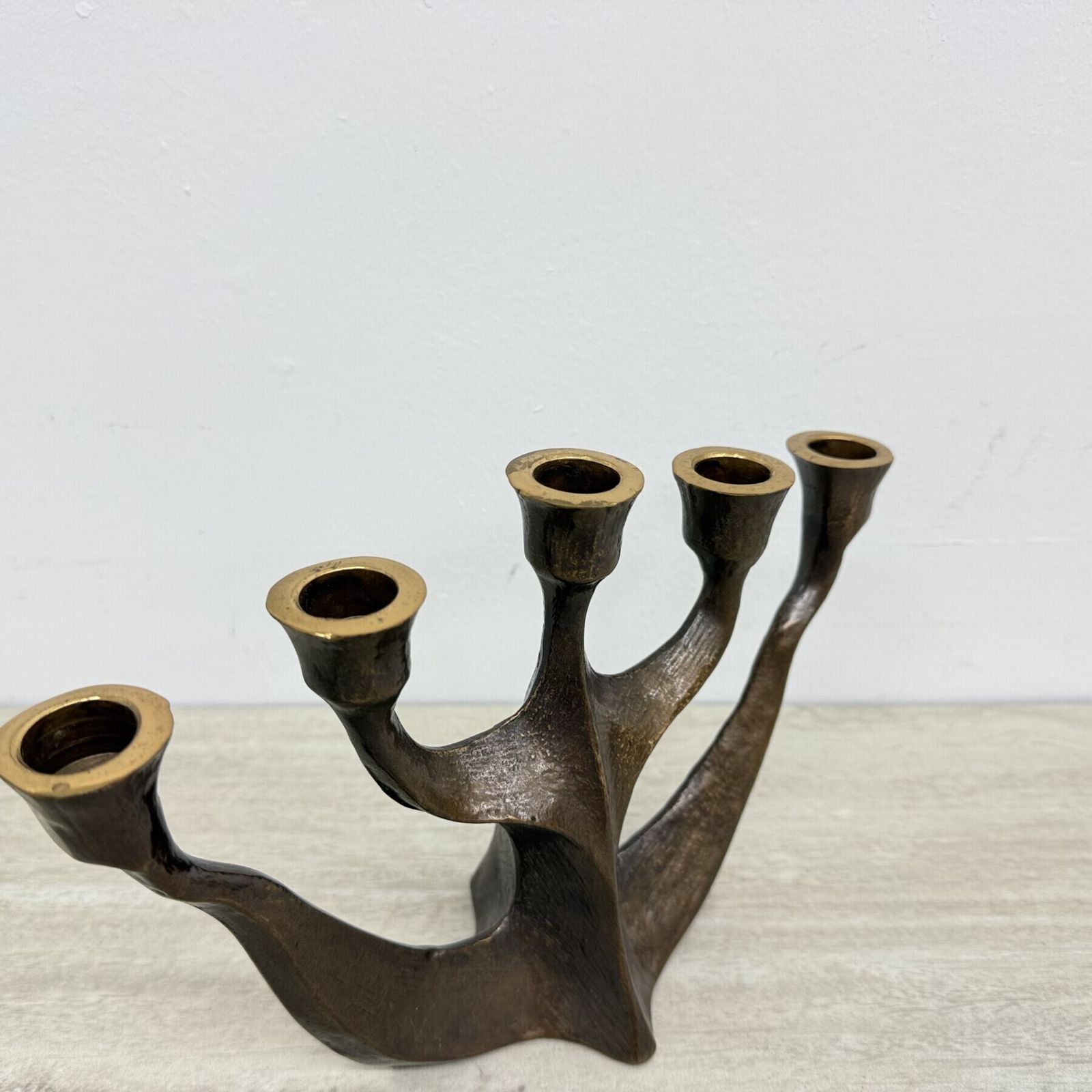 346.0 Brutalist Candle Holder By Horst Dalbeck , 1970s , Germany photo