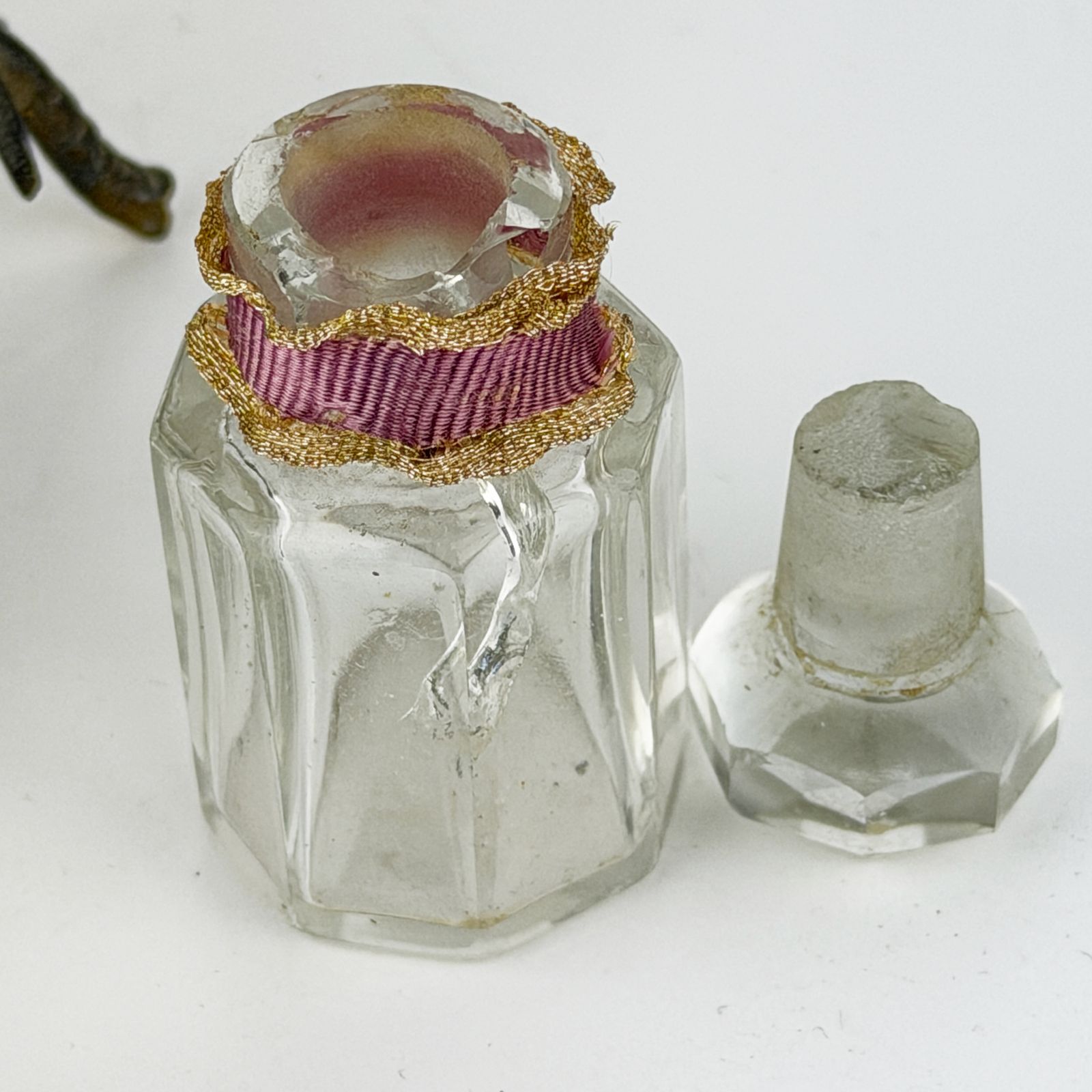photo vinterior Zeldzame Art Nouveau Ei Parfumhouder, Eivormige Doos, Ei Casket
