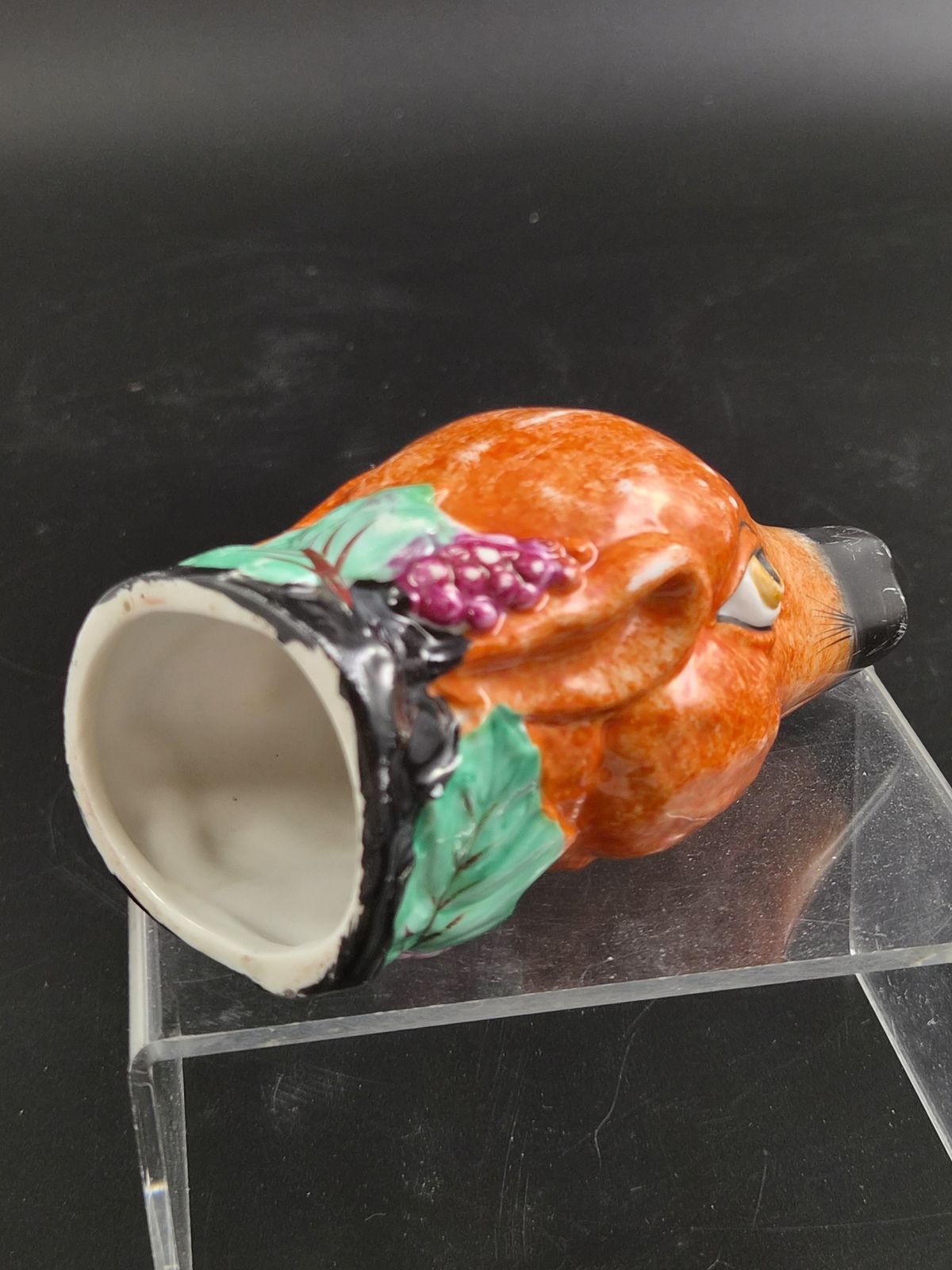 Zeldzame Royal Staffordshire Porcelain Stirrup Cup, ca. 1820 1840 photo 400.0
