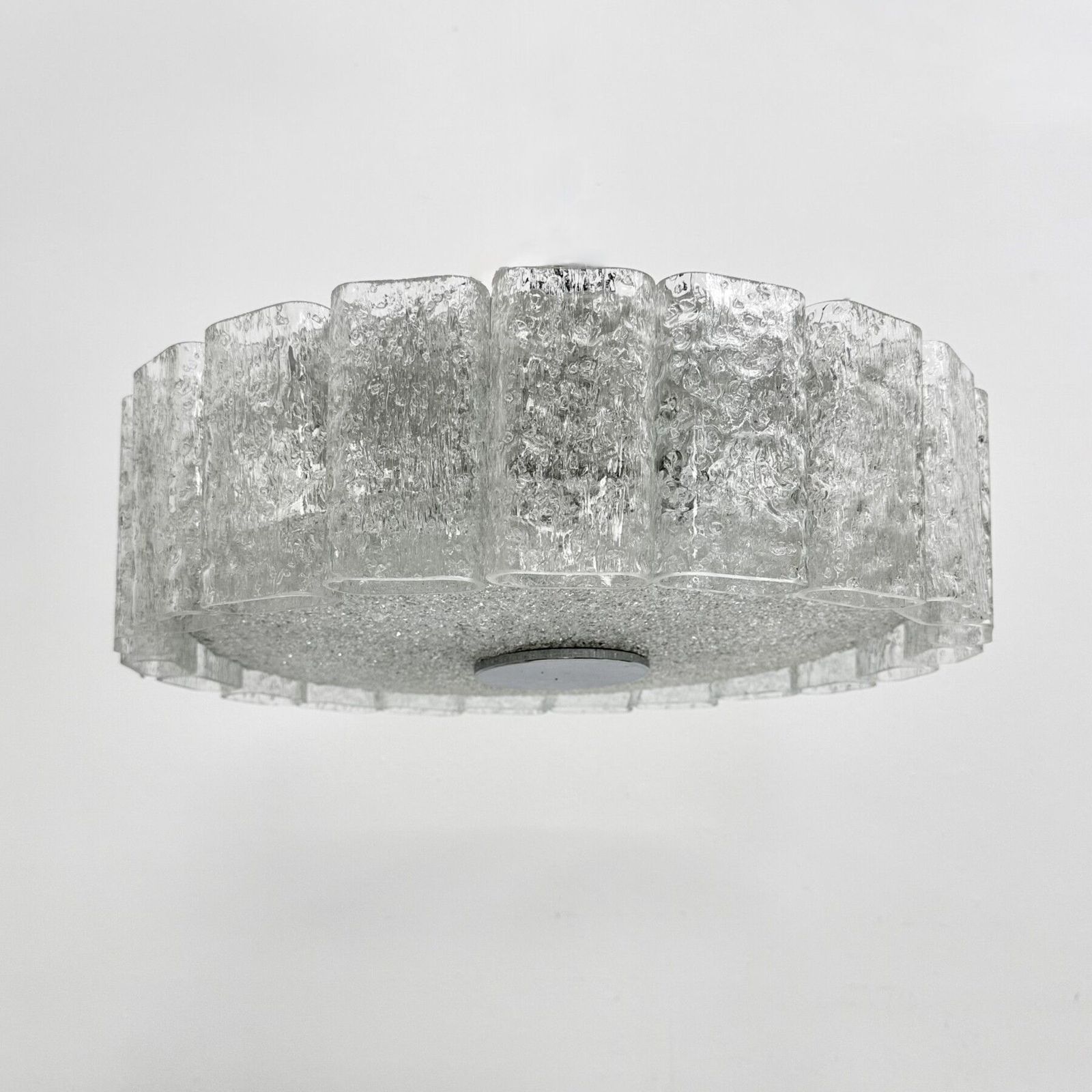 Plafonnier mid-century à tubes en verre Doria Leuchten, Allemagne, années 1960 photo for sale
