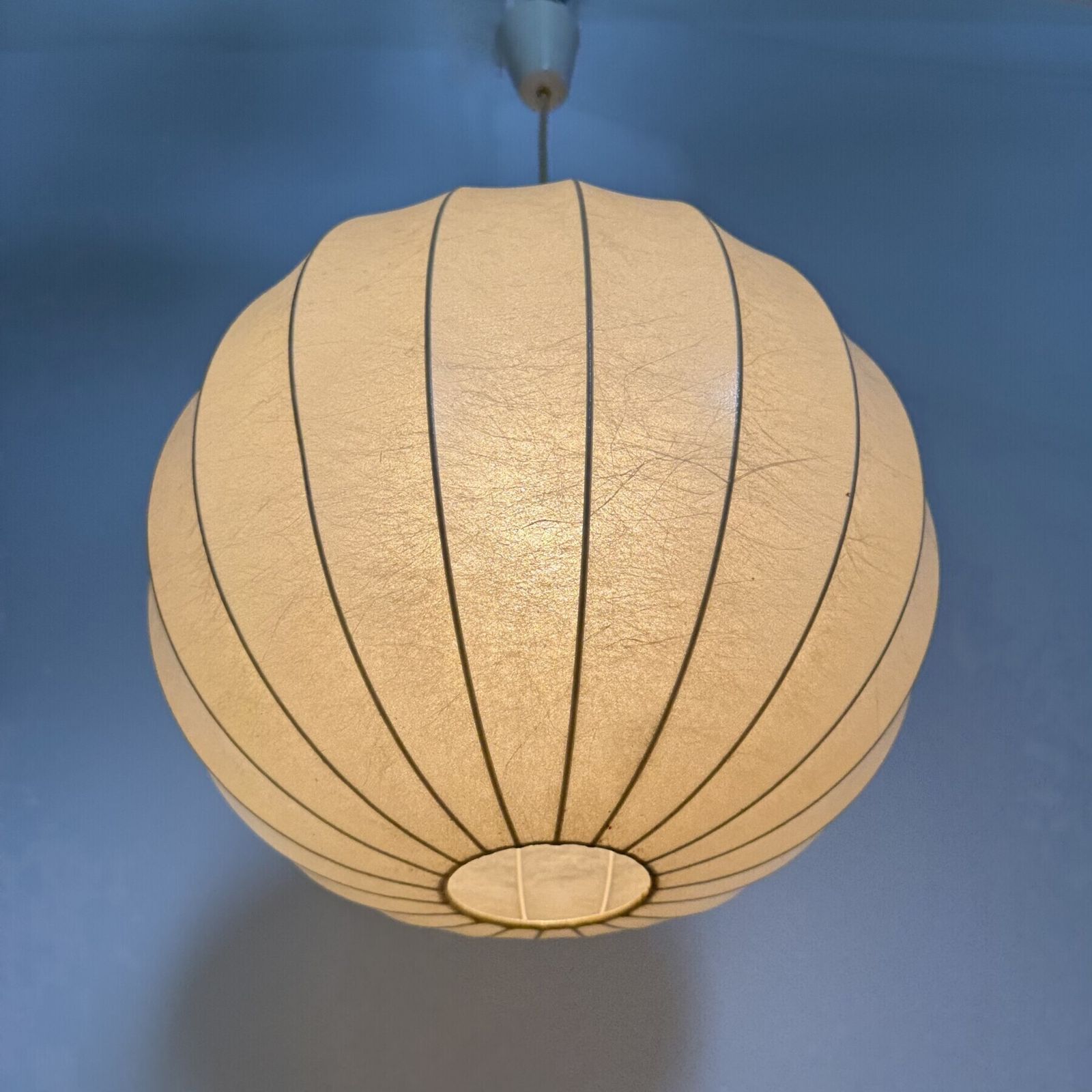 Cocoon hanglamp, jaren 1970, Duitsland photo buy