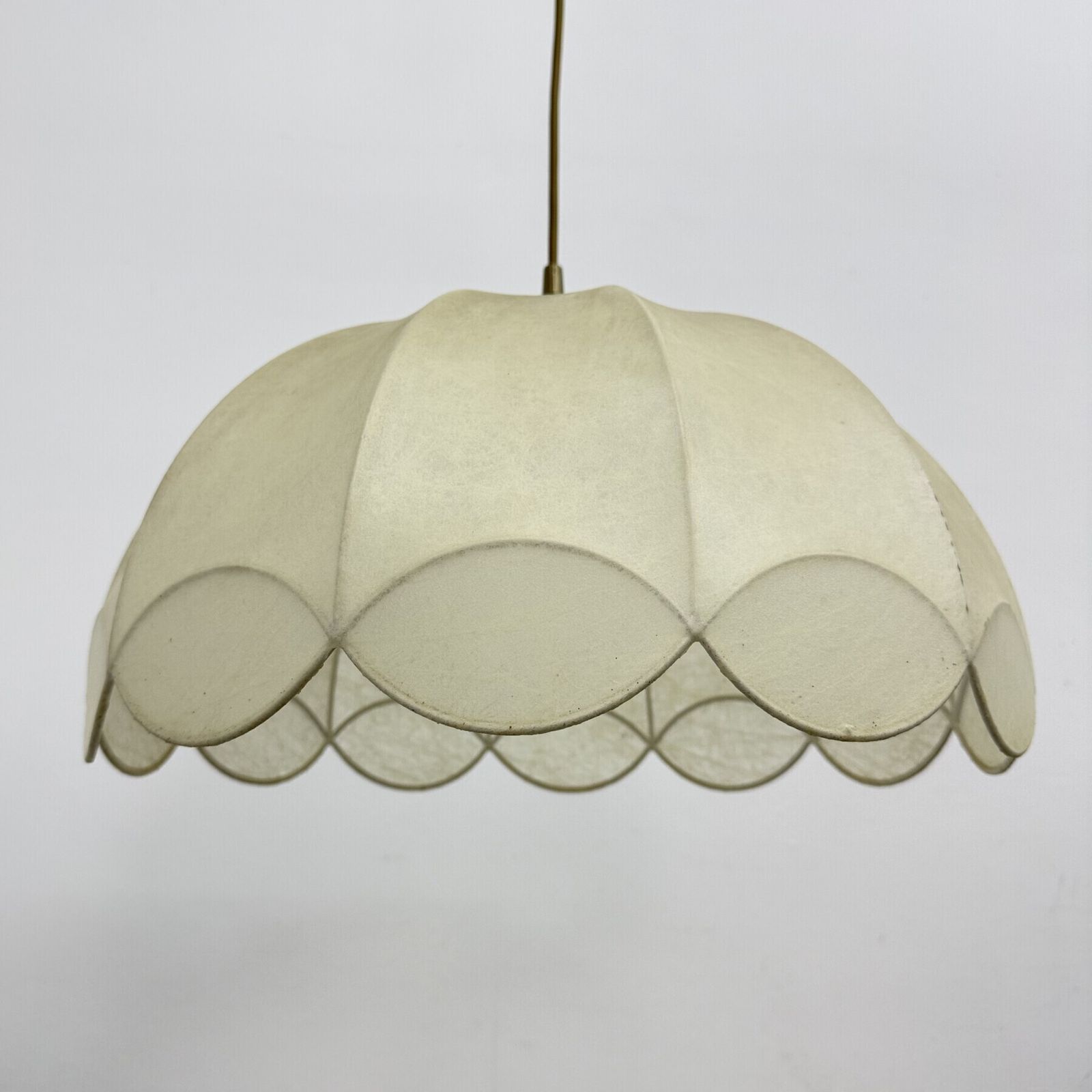 Duitse Mid-Century "Cocoon" Wavy Chandelier van Goldkant, jaren 1970