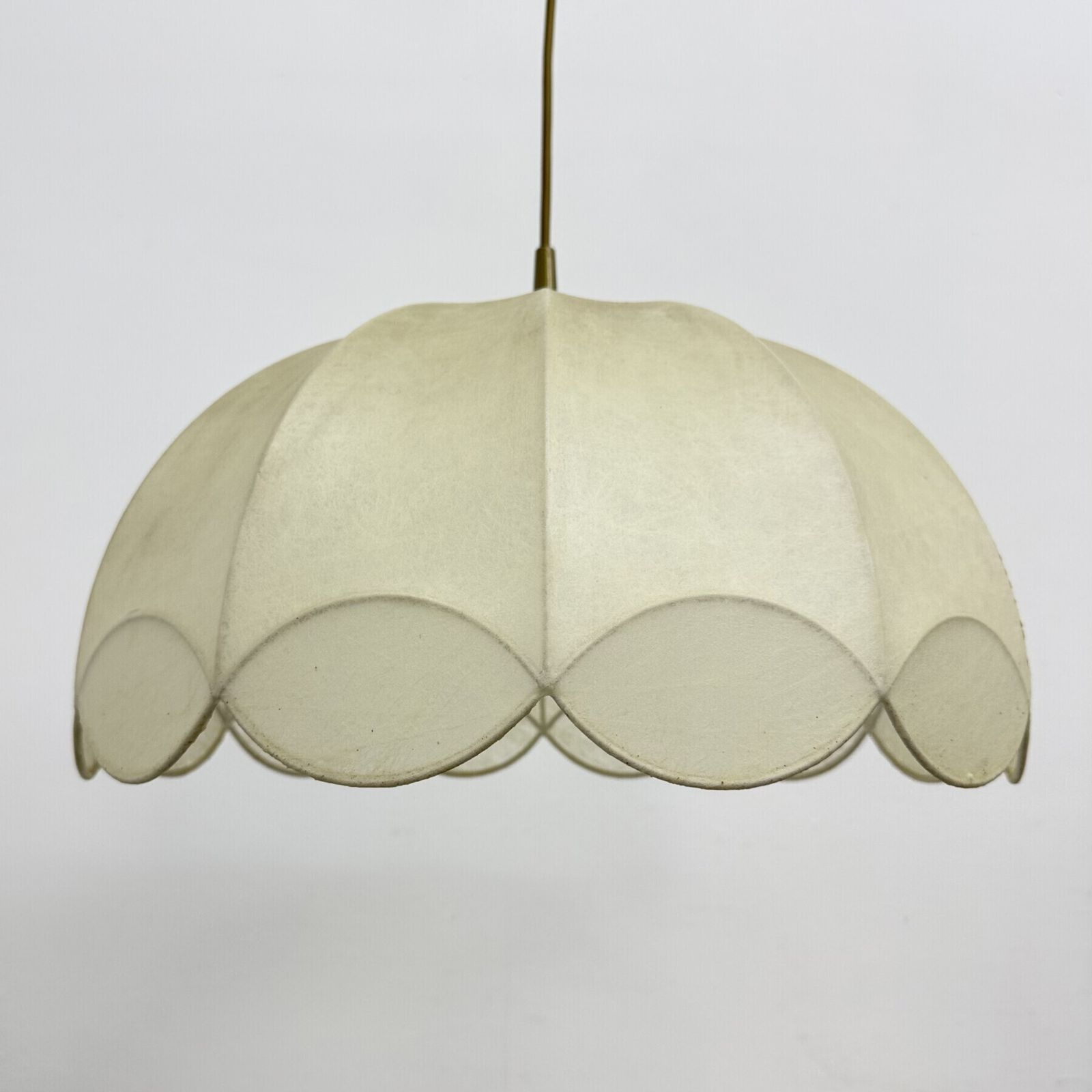 photo vintage Duitse Mid-Century "Cocoon" Wavy Chandelier van Goldkant, jaren 1970