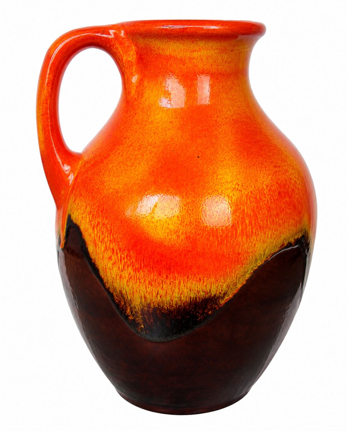 Fat Lava keramische vaas, Duitsland, jaren 1970.