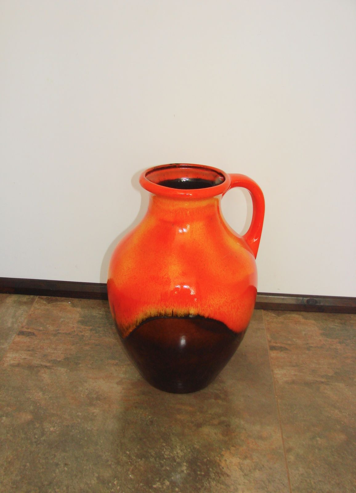 Fat Lava keramische vaas, Duitsland, jaren 1970. photo furniture
