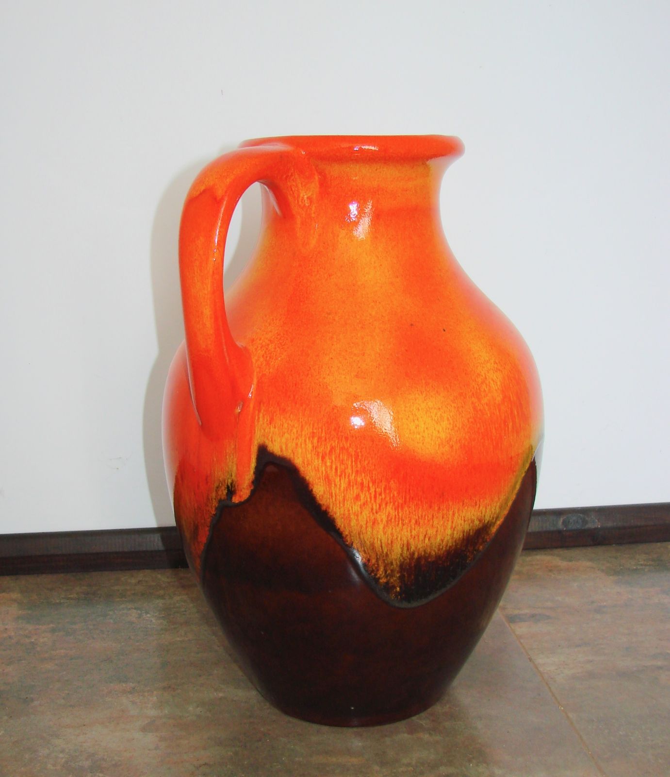 Fat Lava Ceramic Vase, Germany, 1970s. photo vinterior