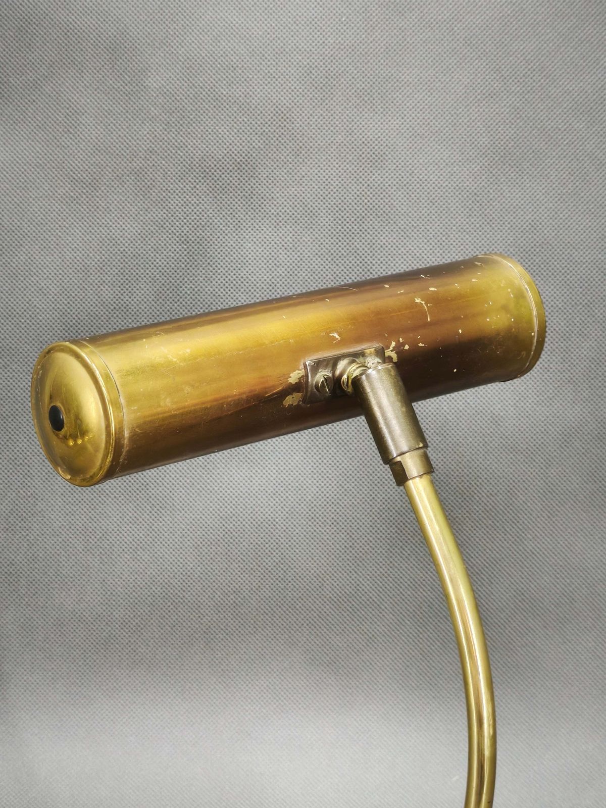 Verstelbare messing bureaulamp, Duitsland, jaren 1960 photo Verlichting