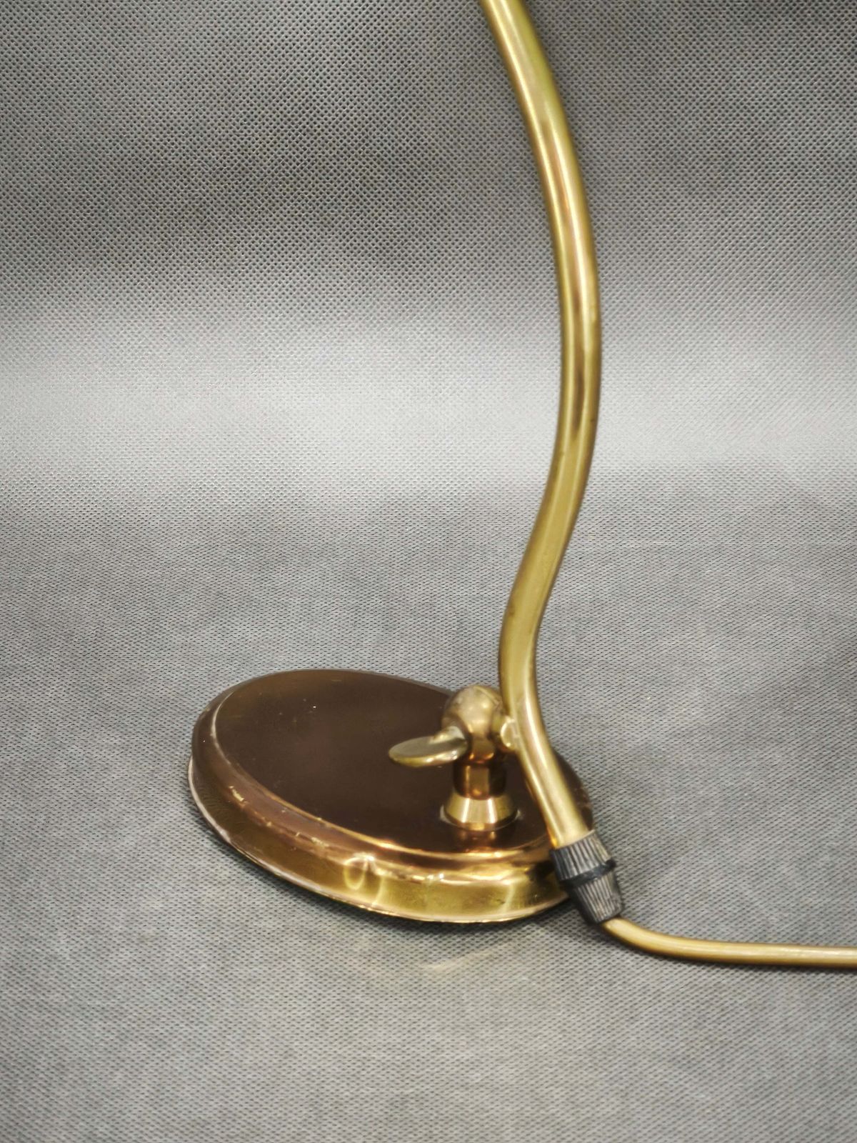 Verstelbare messing bureaulamp, Duitsland, jaren 1960 photo 191.0