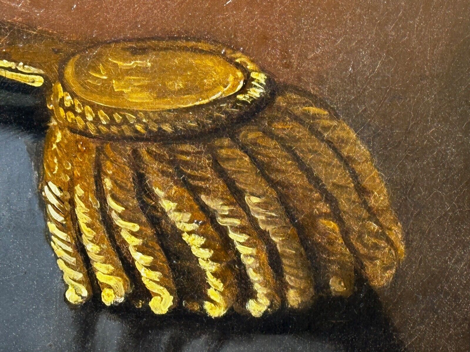 Kunst Frans Napoleon Bonaparte olieverfportret ca. 1870 naar Robert Lefèvre, militaire kunst photo