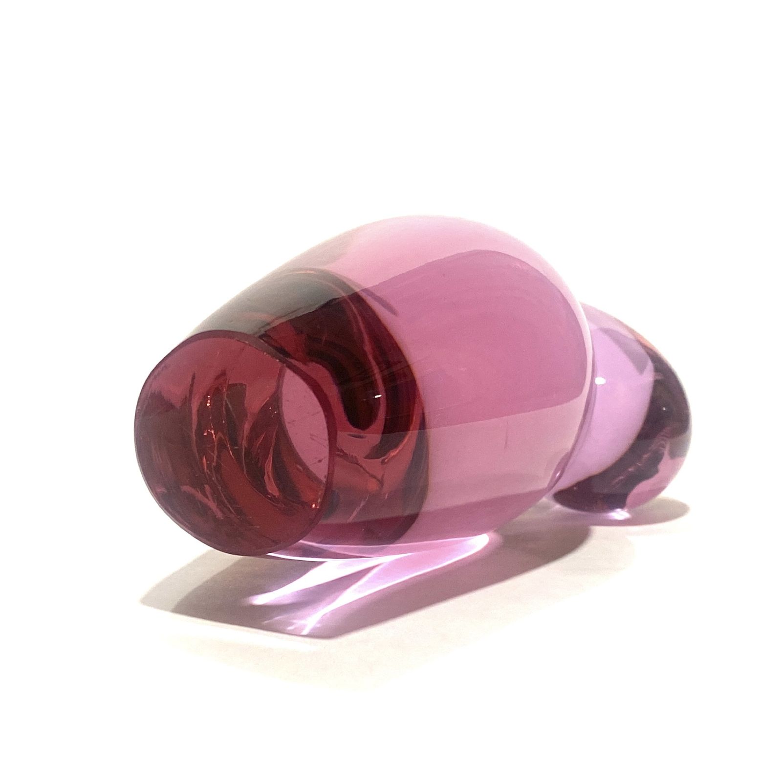 Miroslav Janku Glass Bird Sculpture By Zbs (železnobrodské Sklo), 1960s Czech Art Glass photo for sale
