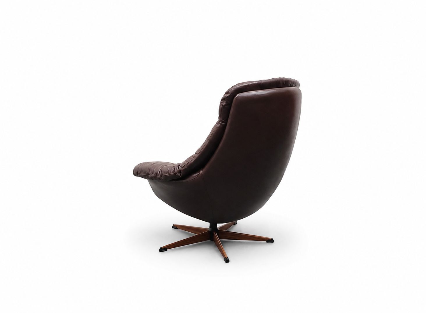 Two   Henry Walter Klein For Bramin ‘Silhouette’ Swivel Armchairs, Denmark 1970 photo 1500.0
