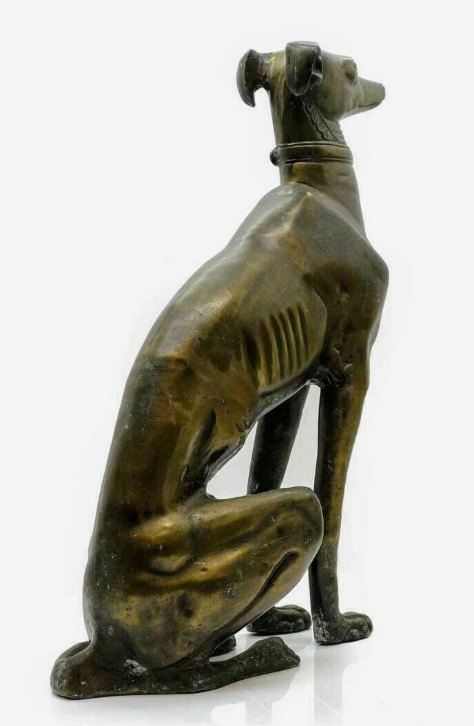 Lévrier bronzé Art Déco 0182. photo Art