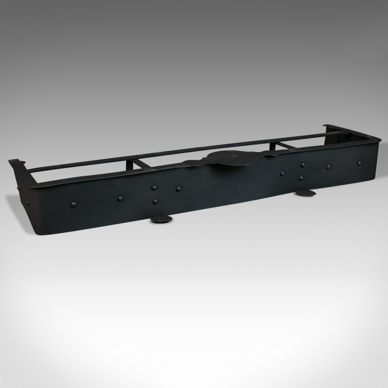 Antique Fire Surround, Victorian, Fender, Iron, Late 19th Century, Circa 1900