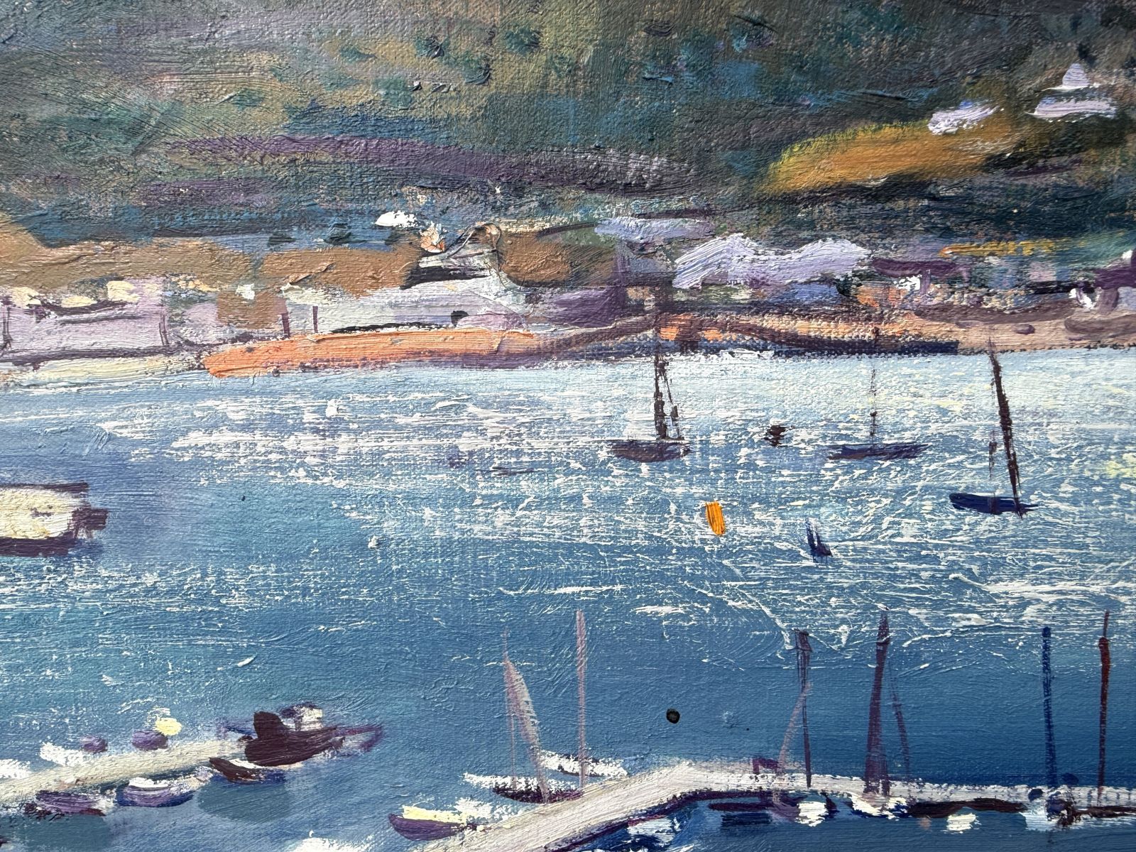 Josep Moscardo Mediterranean Harbor View Of Port De La Selva, Catalan Coastal Landscape Spain 2013 photo Art