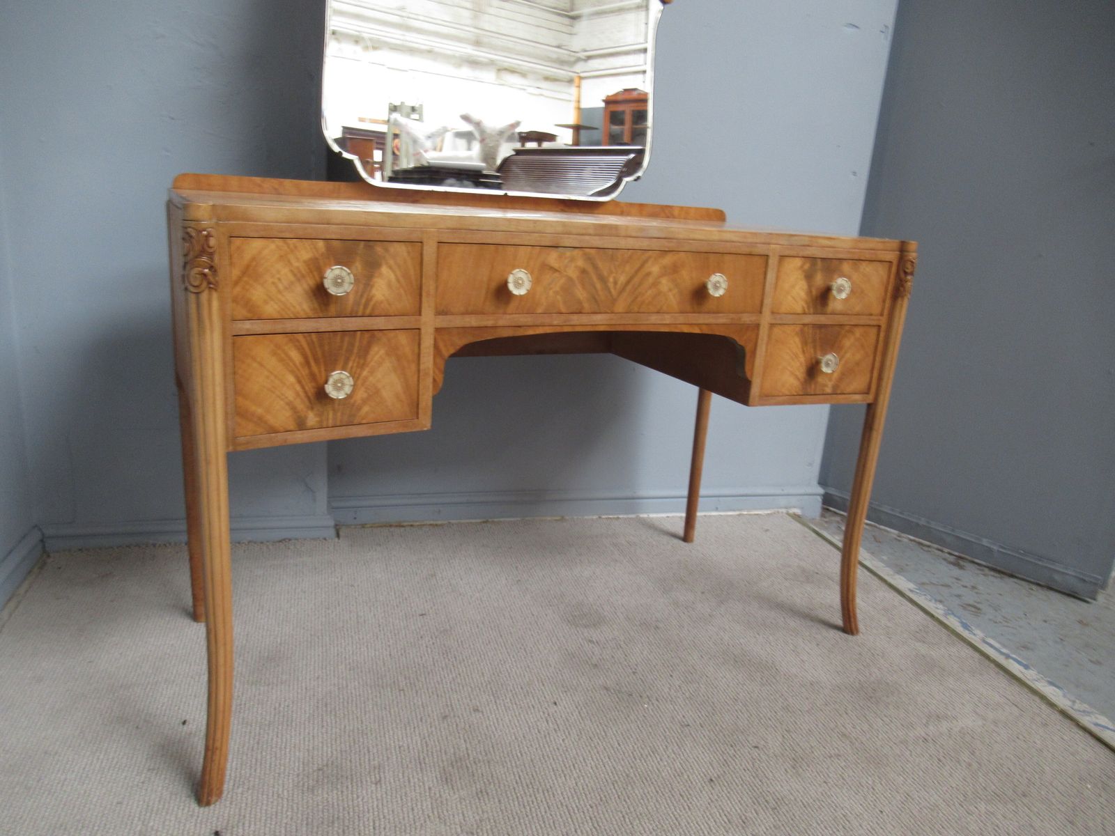 Pale Mahogany And Maple   1930s   Dressing Table photo Furniture