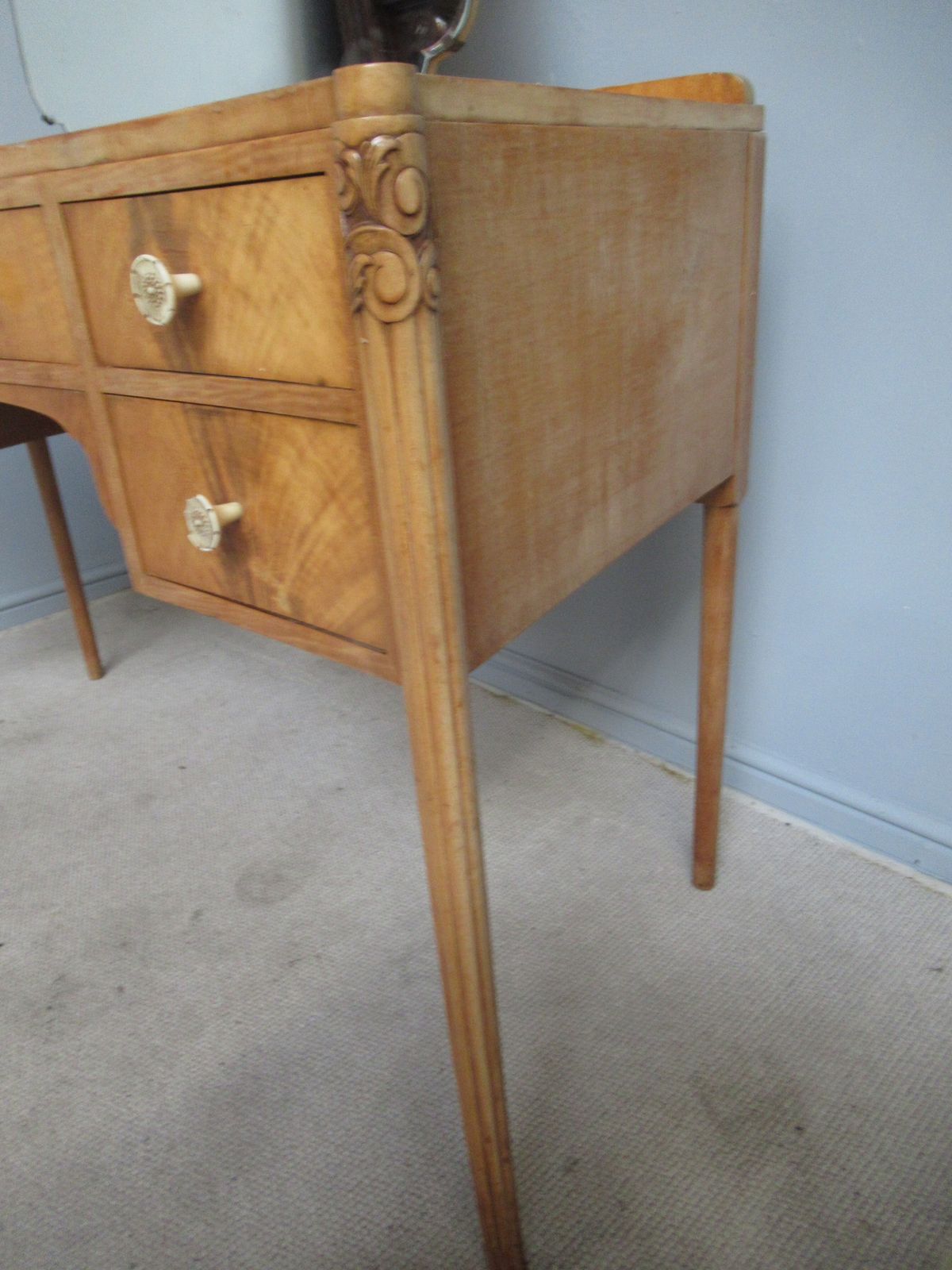 Pale Mahogany And Maple   1930s   Dressing Table photo buy