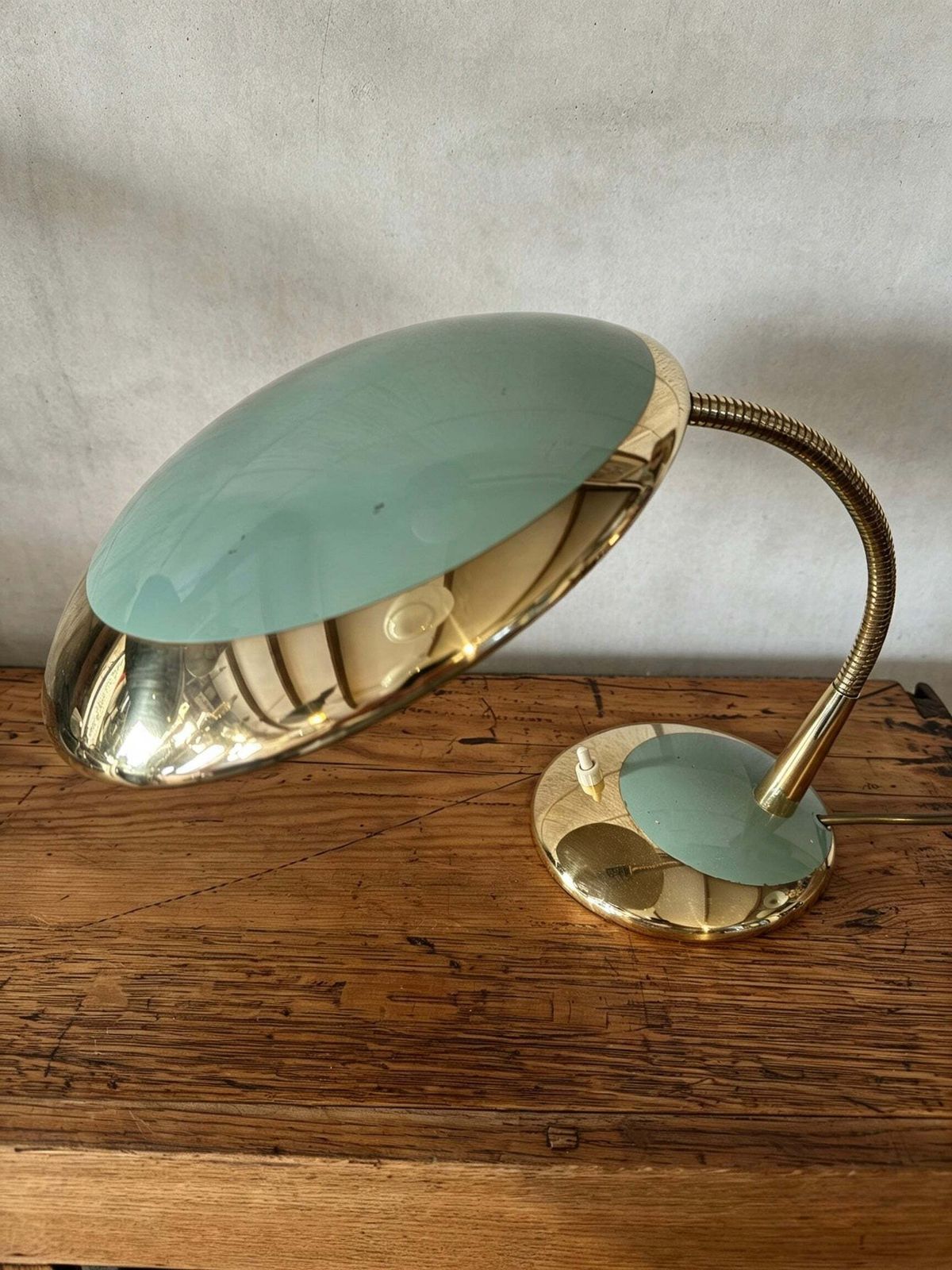 1950s Gooseneck Table Lamp By Hala photo for sale