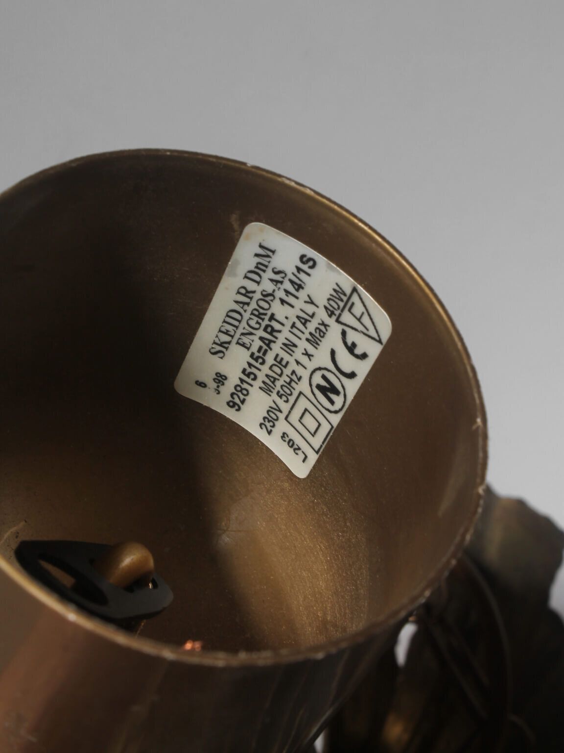 Svend Aage Holm Sørensen “Onion” Brass Ceiling Lamp, 1960s, Denmark photo vinterior