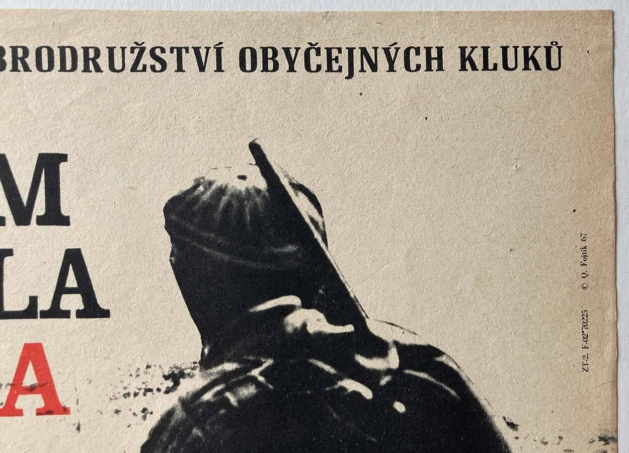 Original Film Poster, The Tayga Was Silent, Quido Fojtík, 1967, Genuine Vintage Czech Design photo 57.0