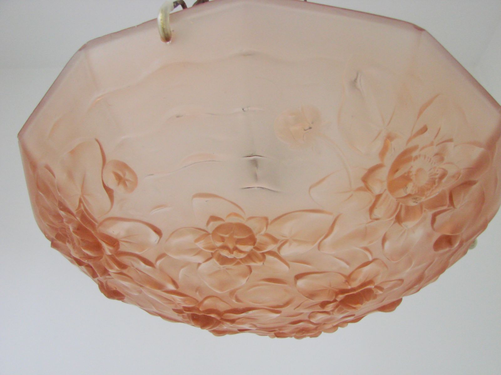 Ampla Art Deco Pendant Lamp, France, 1930s. photo 299.0