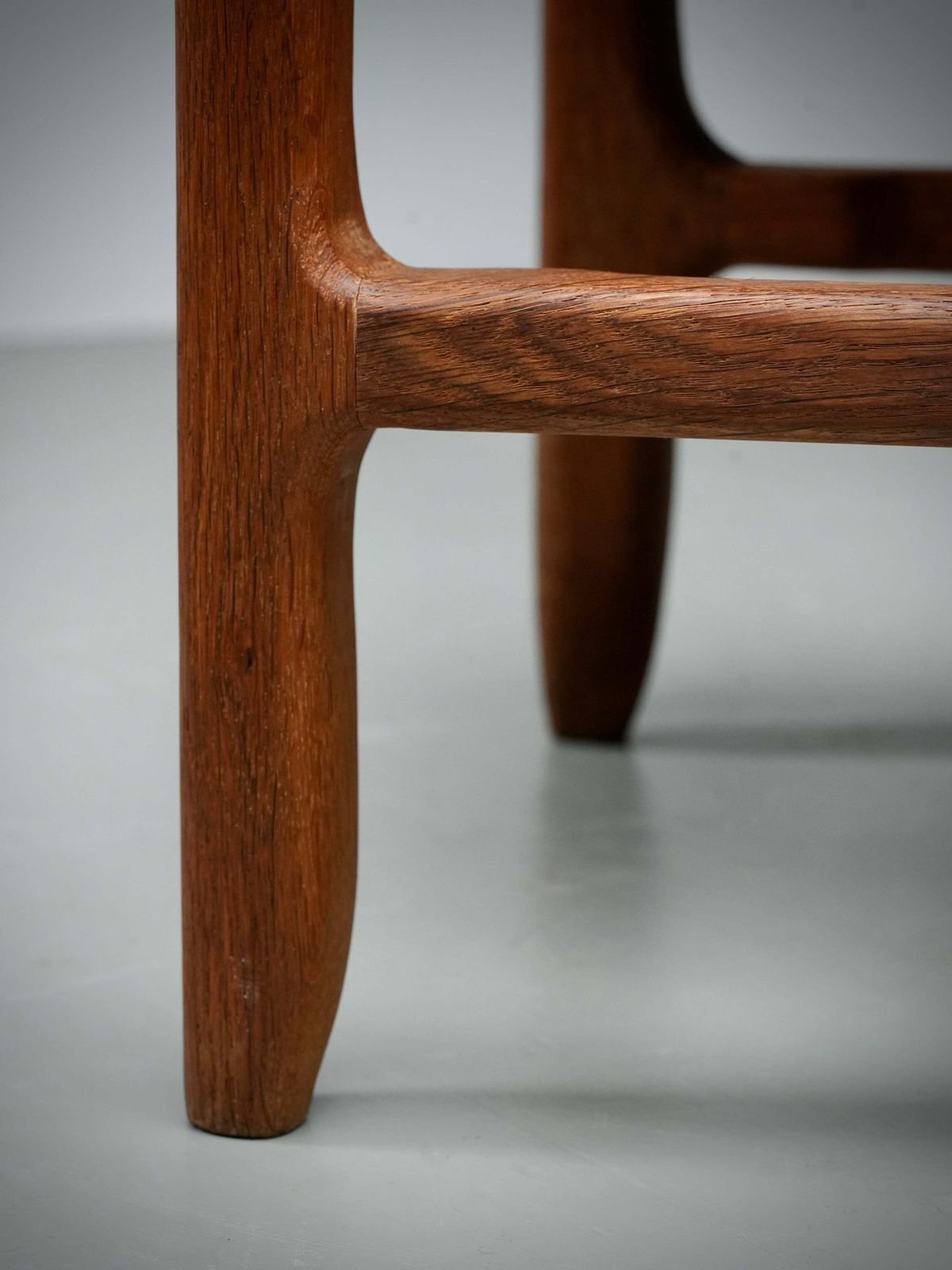 photo furniture Set Of 2 Dining Chairs In Oak And Velvet By Guillerme Et Chambron, France, 1960