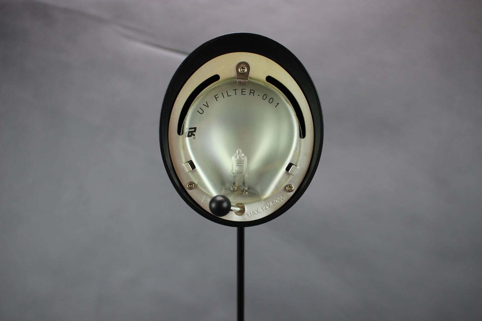 Lampe de table italienne Candy Light réglable noire, années 1990 photo 324.0