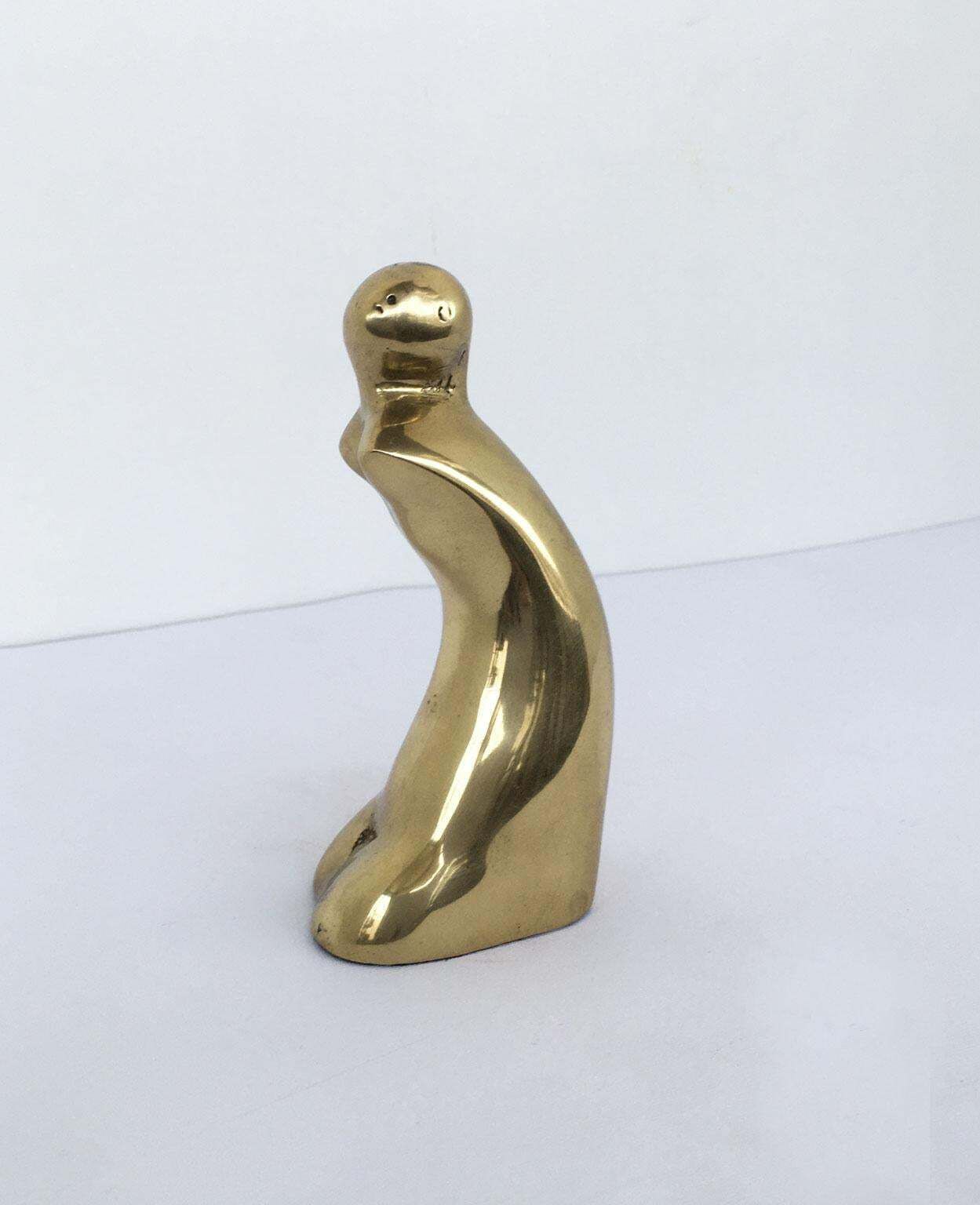 Sculpture abstraite en bronze Piero Perin, Figura, Italie, 1980 photo Art