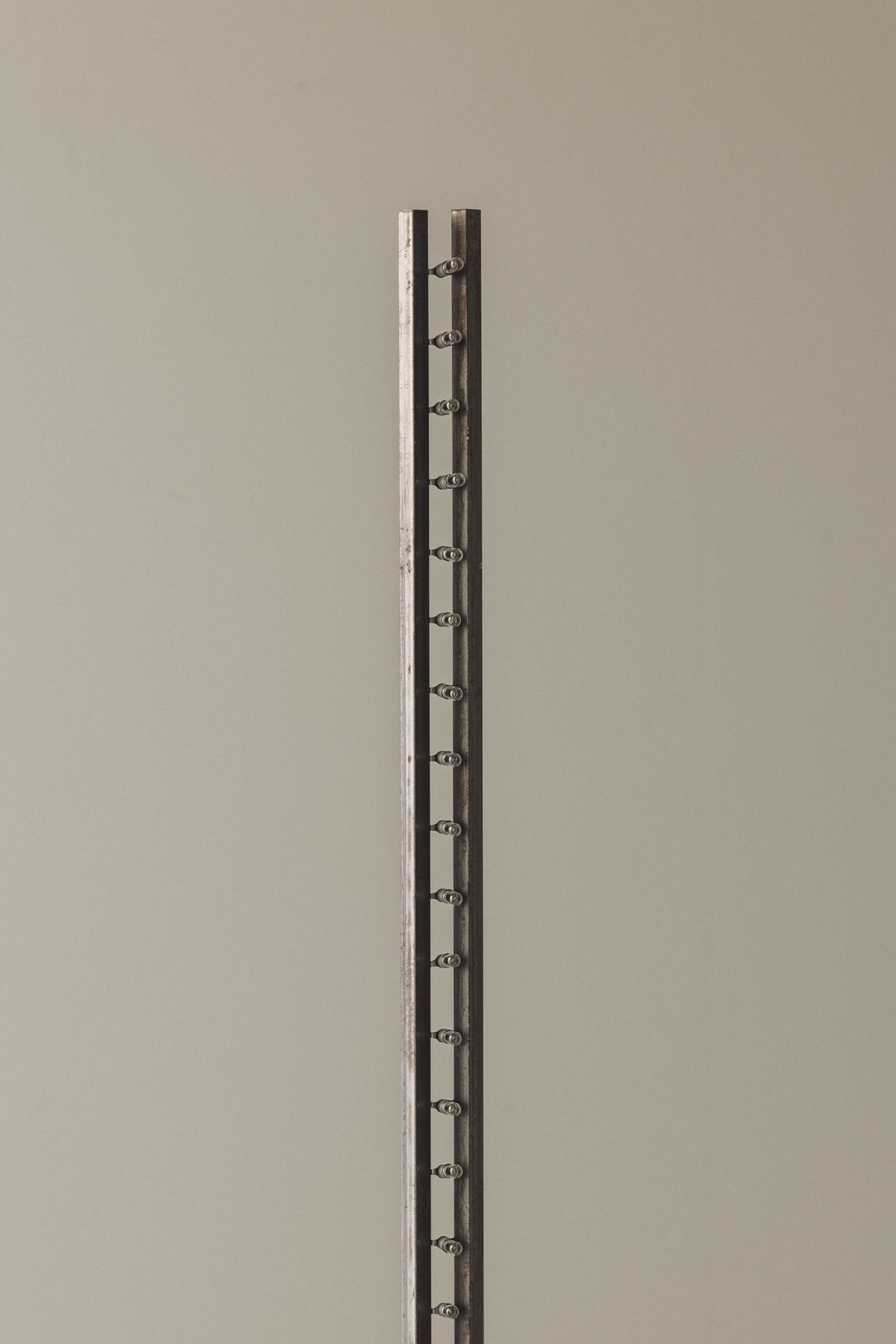 Sculptural Brutalist Floor Lamp In Concrete And Steel, 1980s. photo 3400.0