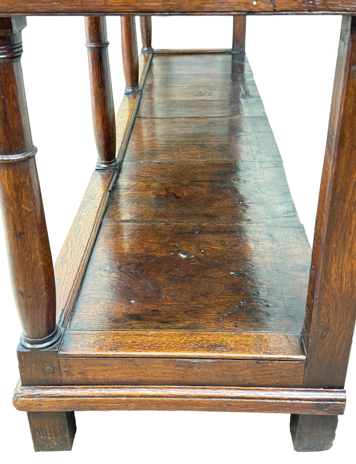 Eikenhouten dressoir met potboard, 18e eeuw, Engels George III, ca. 1770 photo vintage