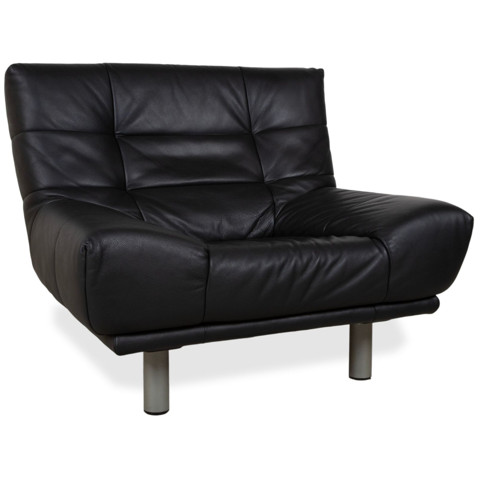 Rolf Benz Bmp 418 Leather Armchair Black