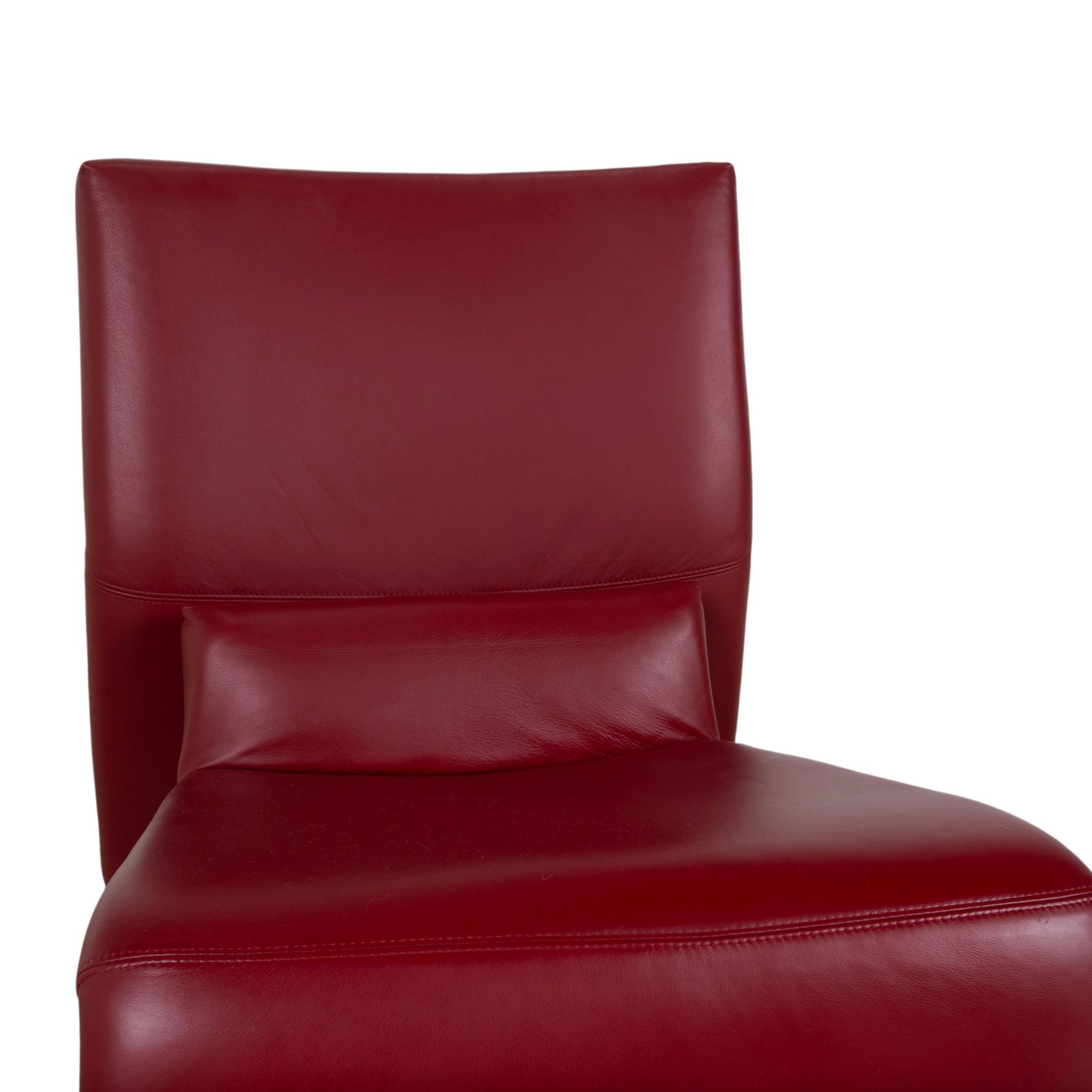 Fauteuil Koinor en cuir rouge photo for sale