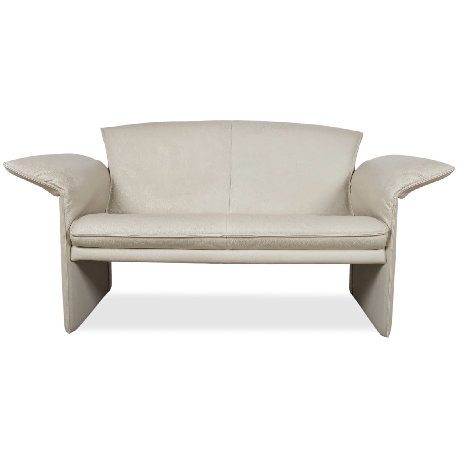 Jori Jr 2700 Leather Two Seater Cream Beige Sofa Manual Function