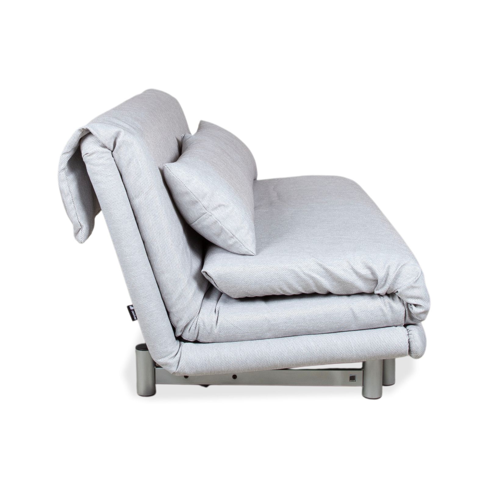 Ligne Roset Multy Stof Driezitter Grijs Manuele Functie Slaapbank Opnieuw Bekleed Verano 600 photo vintage