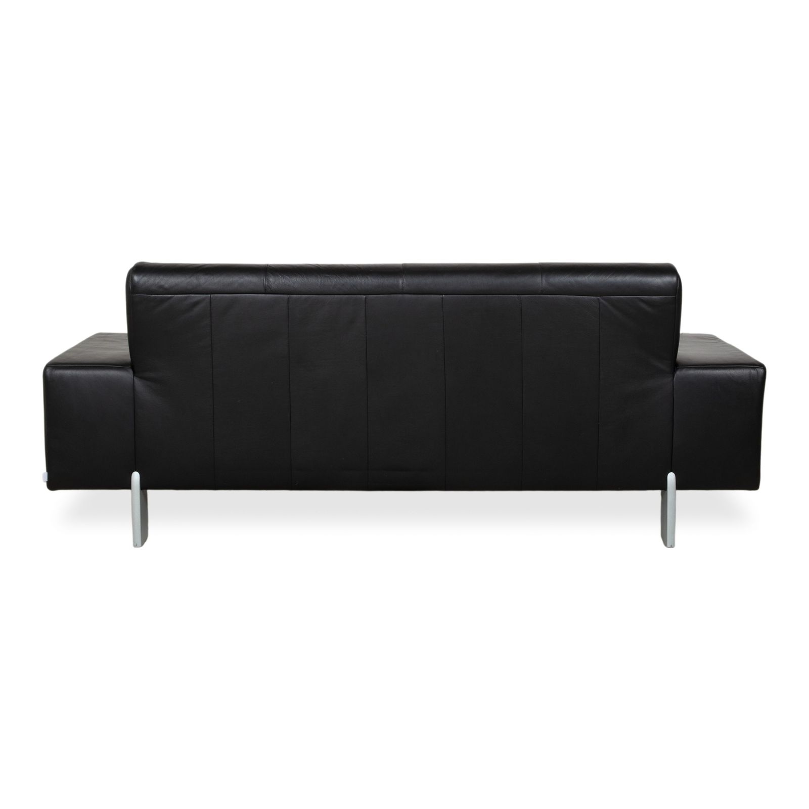 photo for sale Rolf Benz Ak 644 Leather Three Seater Black Sofa