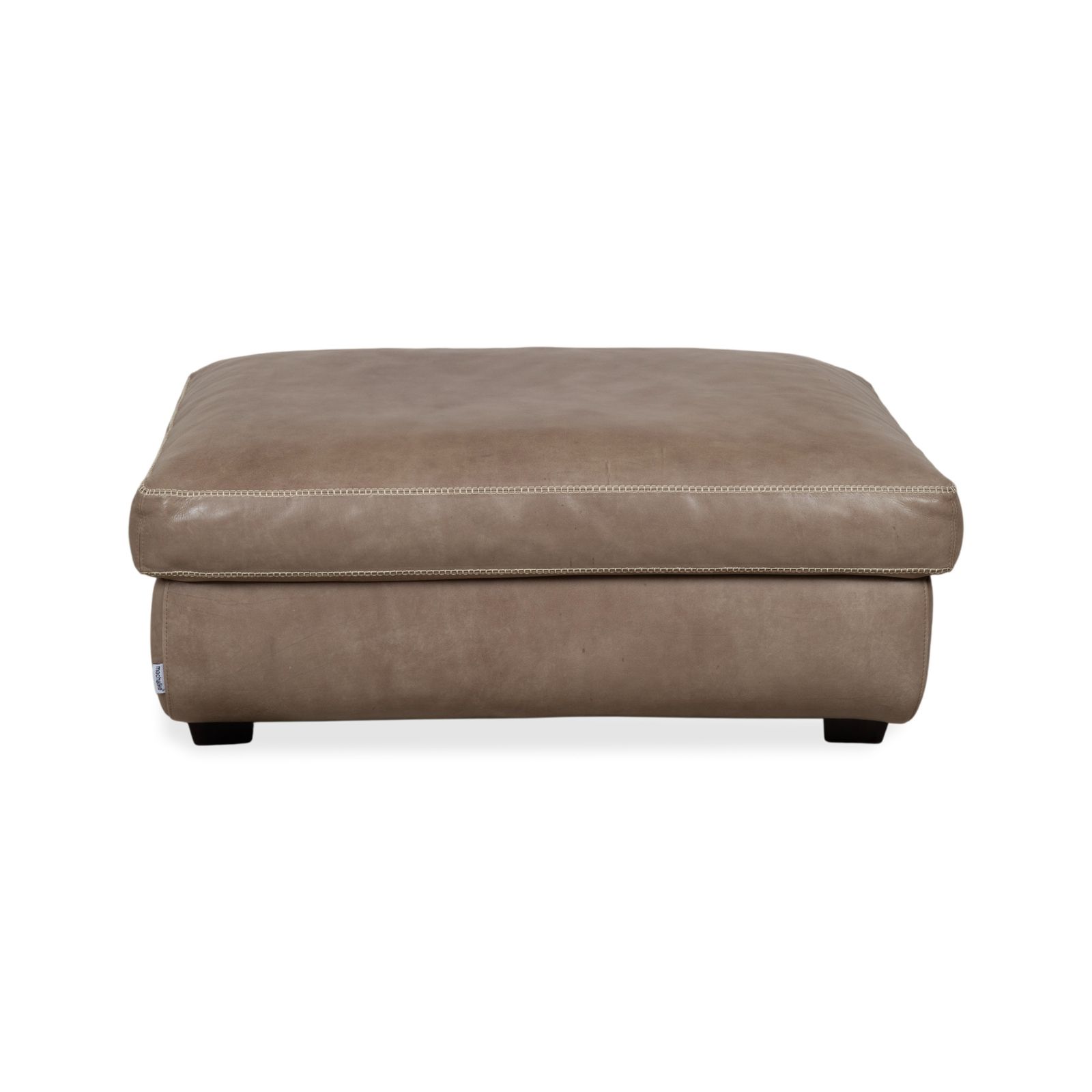 Machalke Valentino leren kruk grijs bruin taupe photo buy