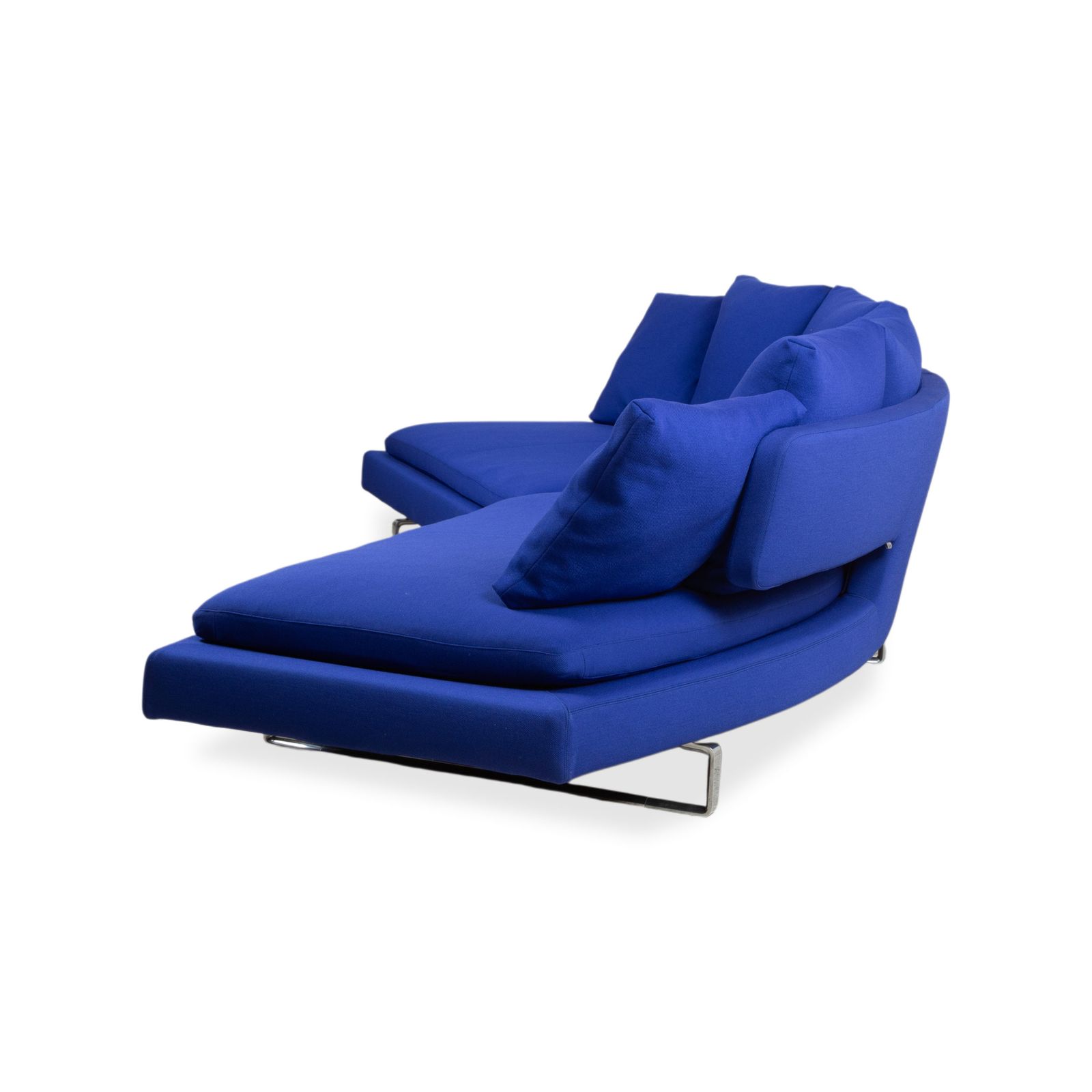 Meubels B&B Italia Arne Hoekbank Stof, Blauw photo