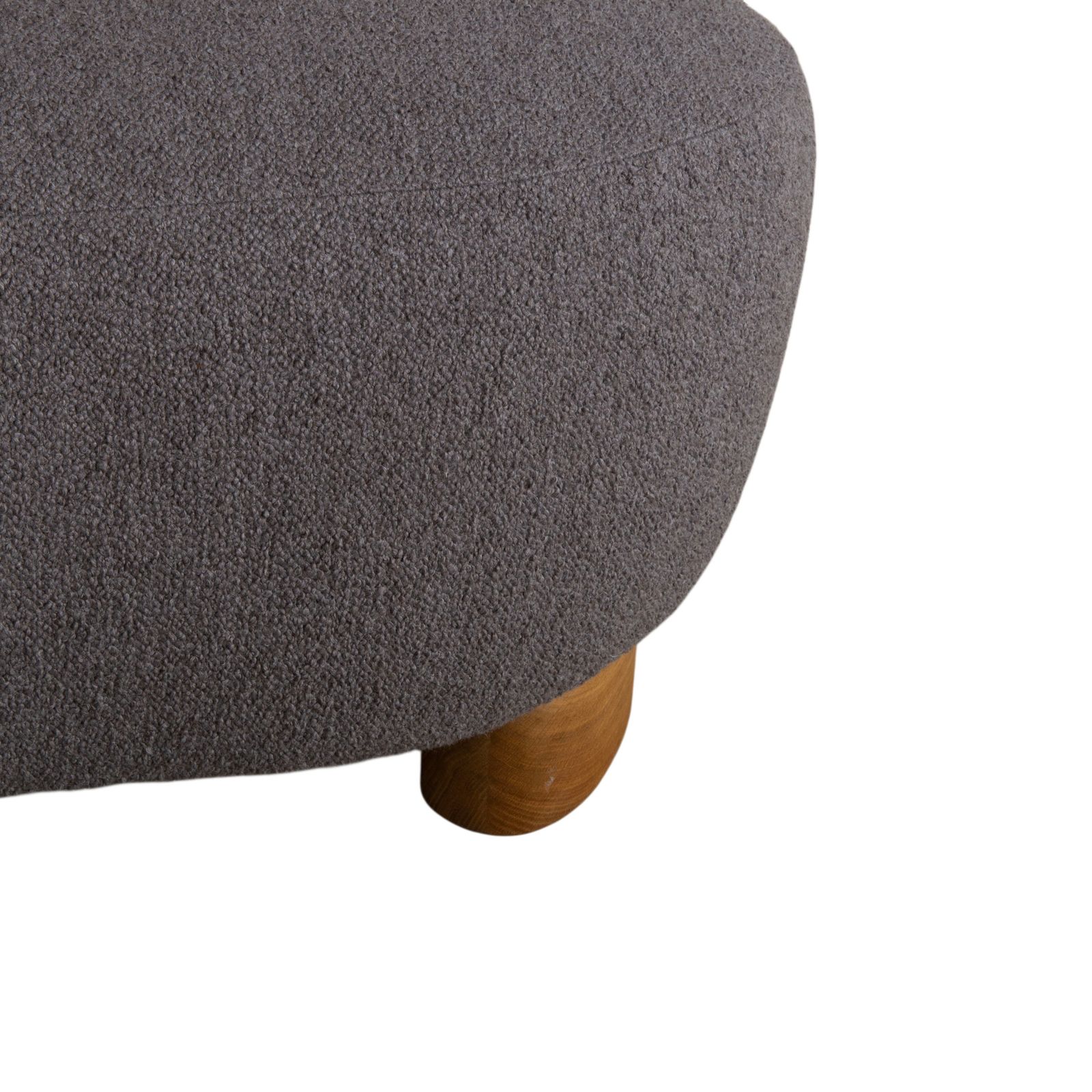 Fauteuil &Tradition Margas LC1 en tissu, gris photo vinterior