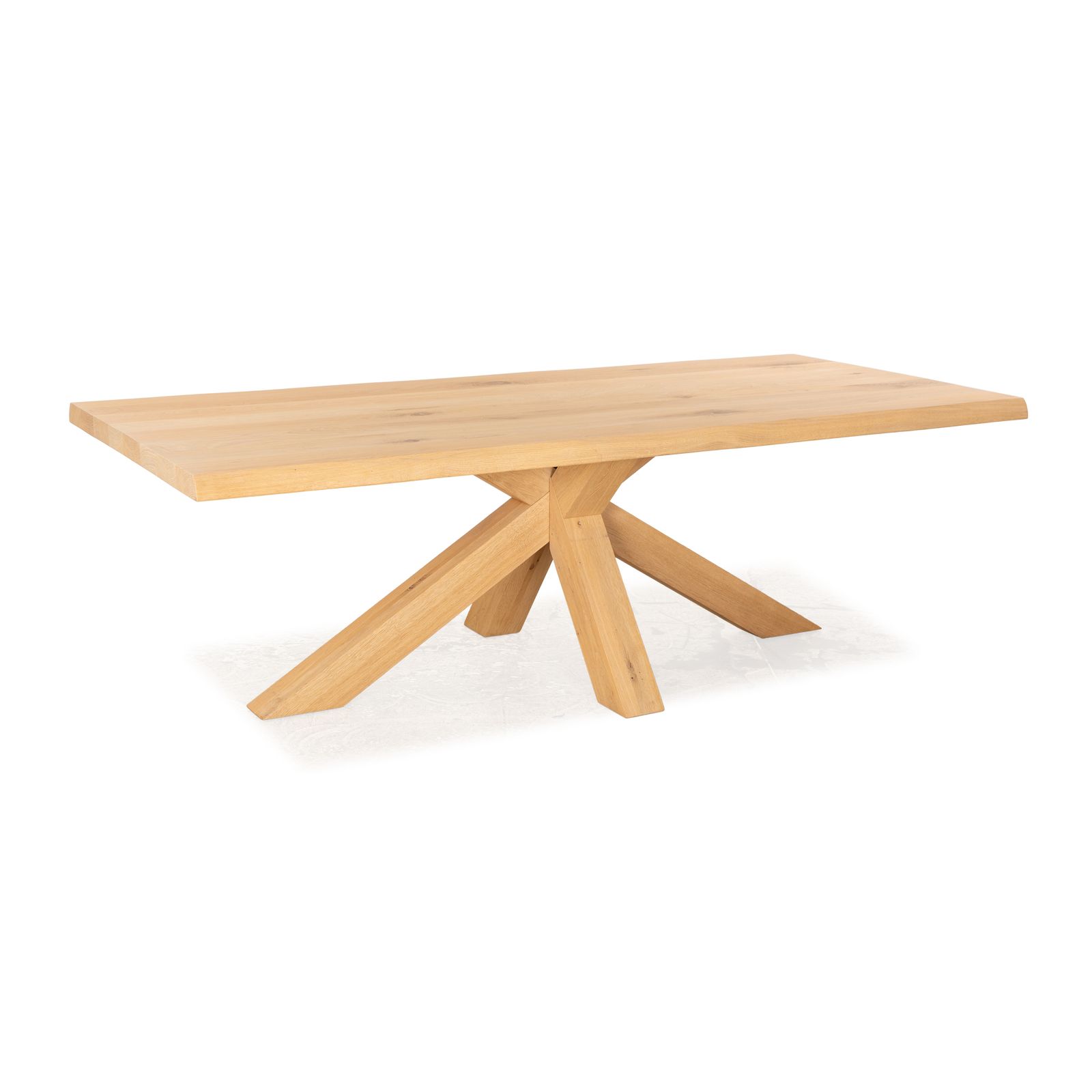 Pmp Furniture Wooden Dining Table Brown Oak 240 X 77 X 110 Cm