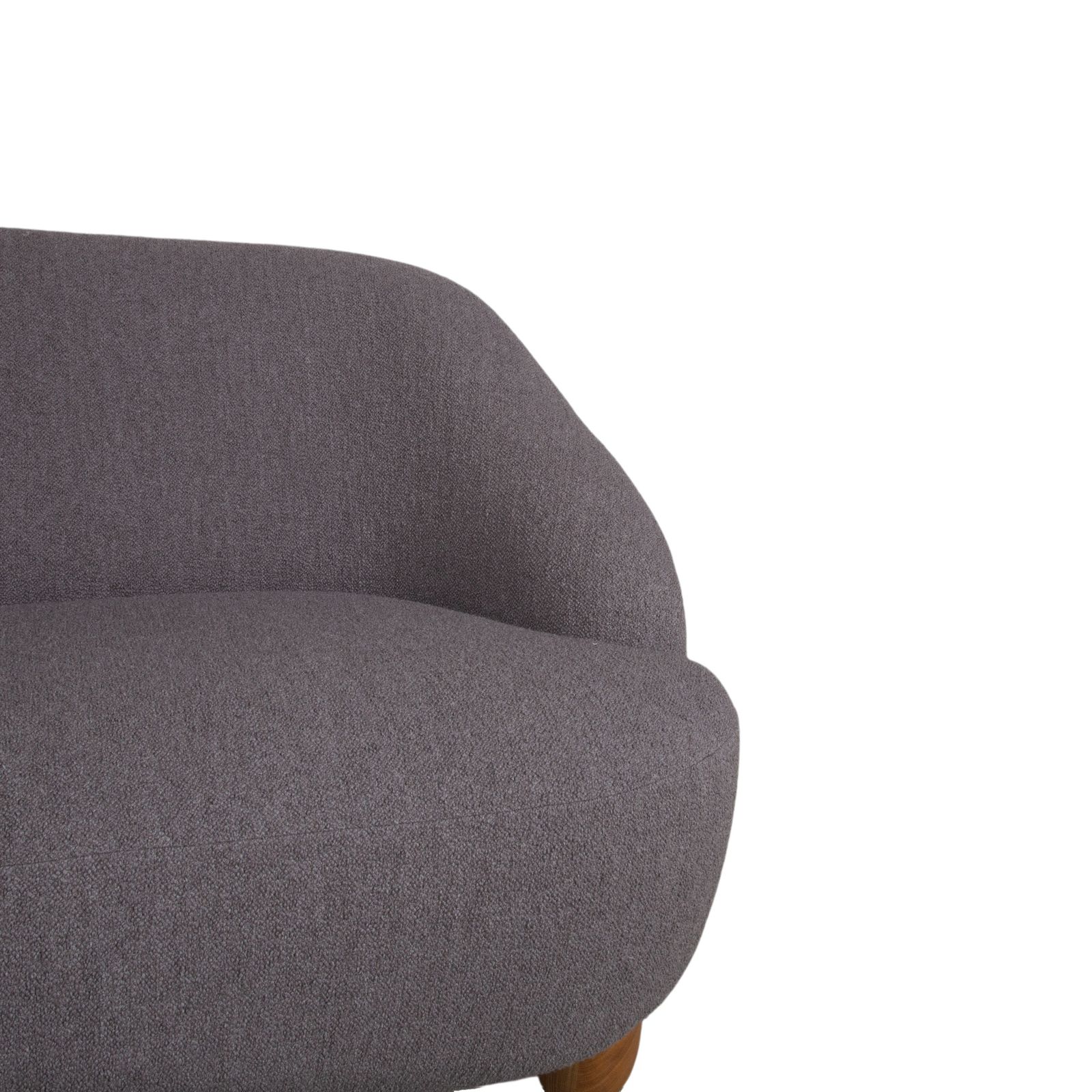 Canapé deux places et fauteuil &Tradition Margas en tissu, gris photo vinterior