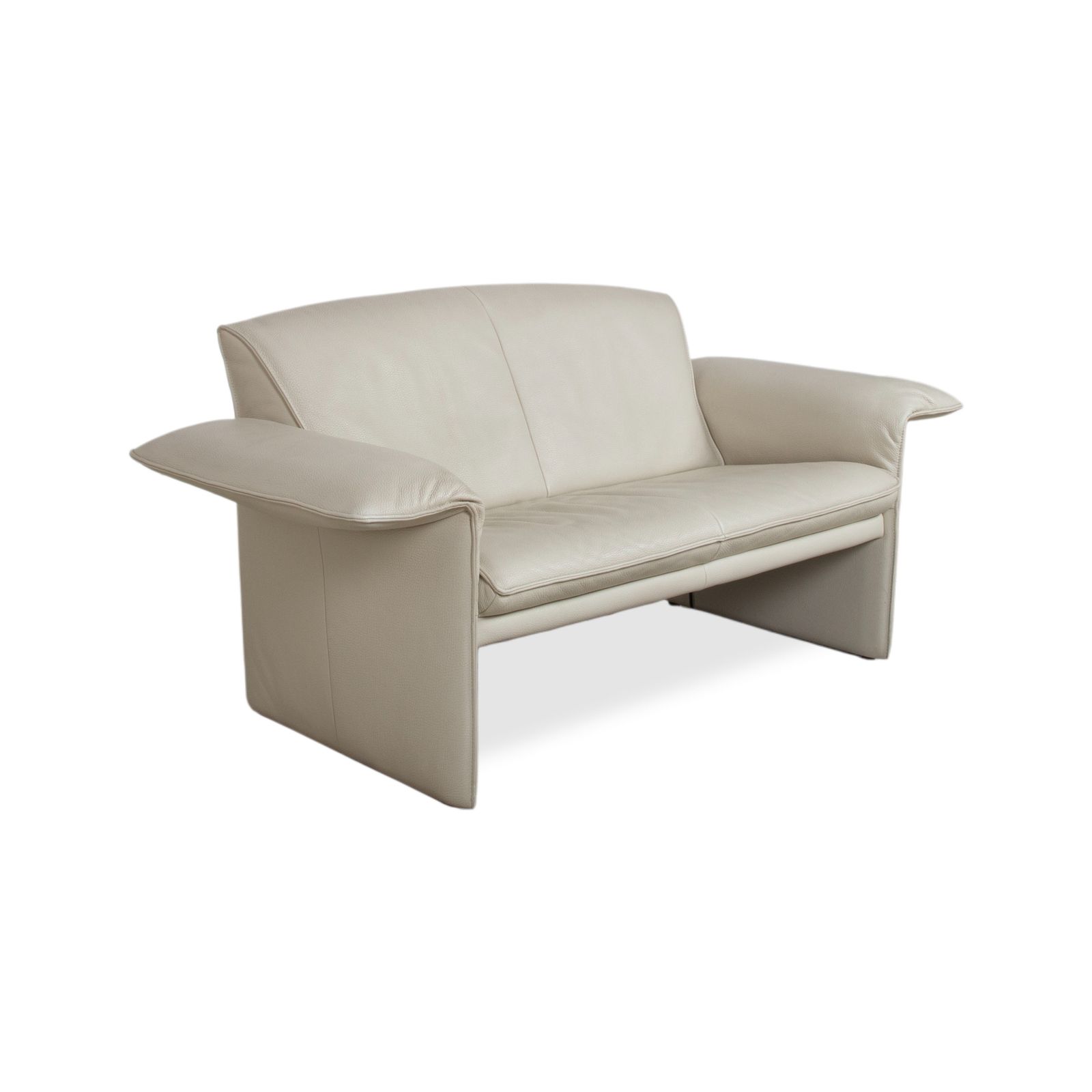 Jori Jr 2700 Set Leer 2x Bank en Fauteuil, Crème Beige, Manuele Functie photo vinterior