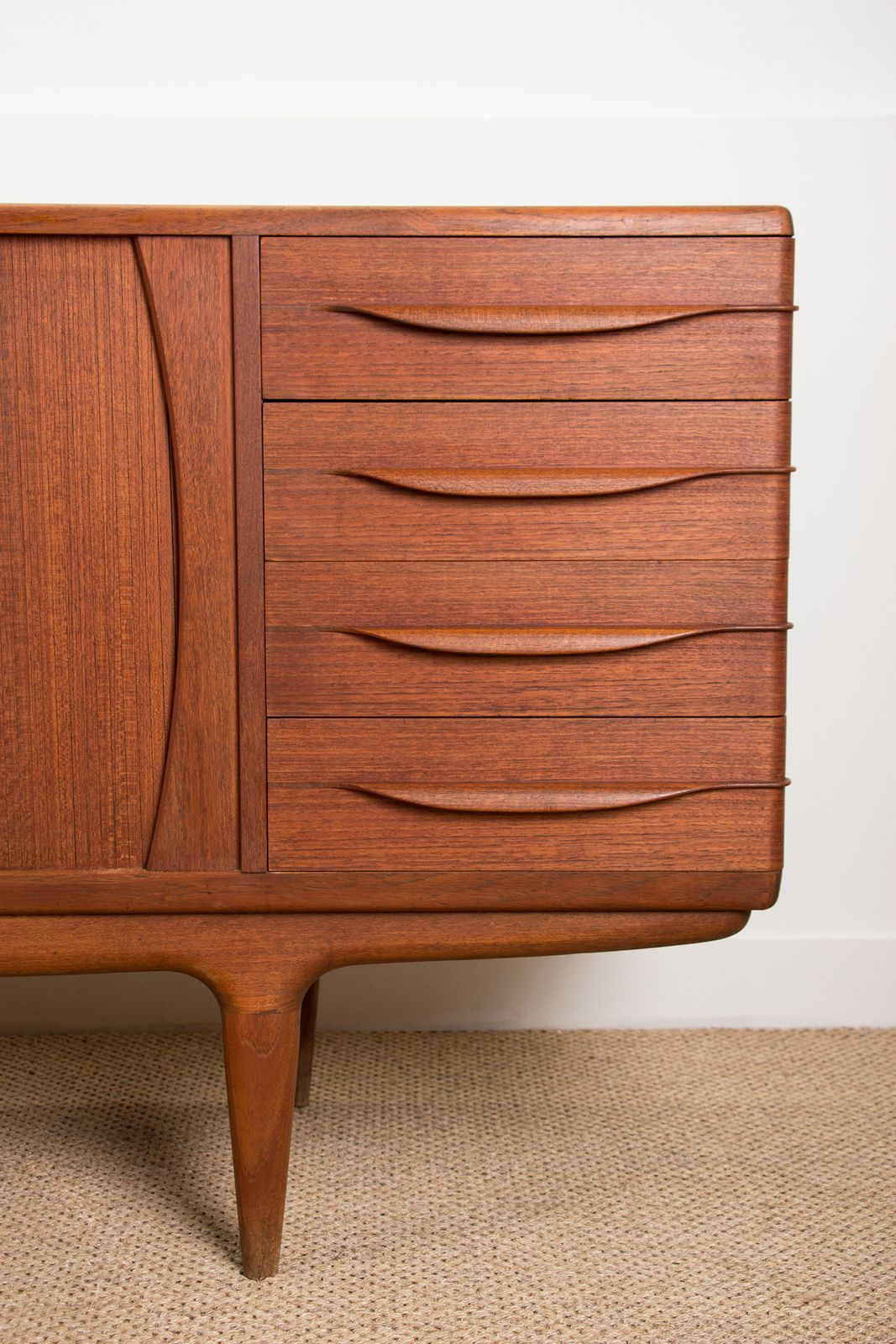 Large Danish Teak Sideboard, Model U15, By Johannes Andersen For Uldum Møbelfabrik, 1966. photo 4000.0