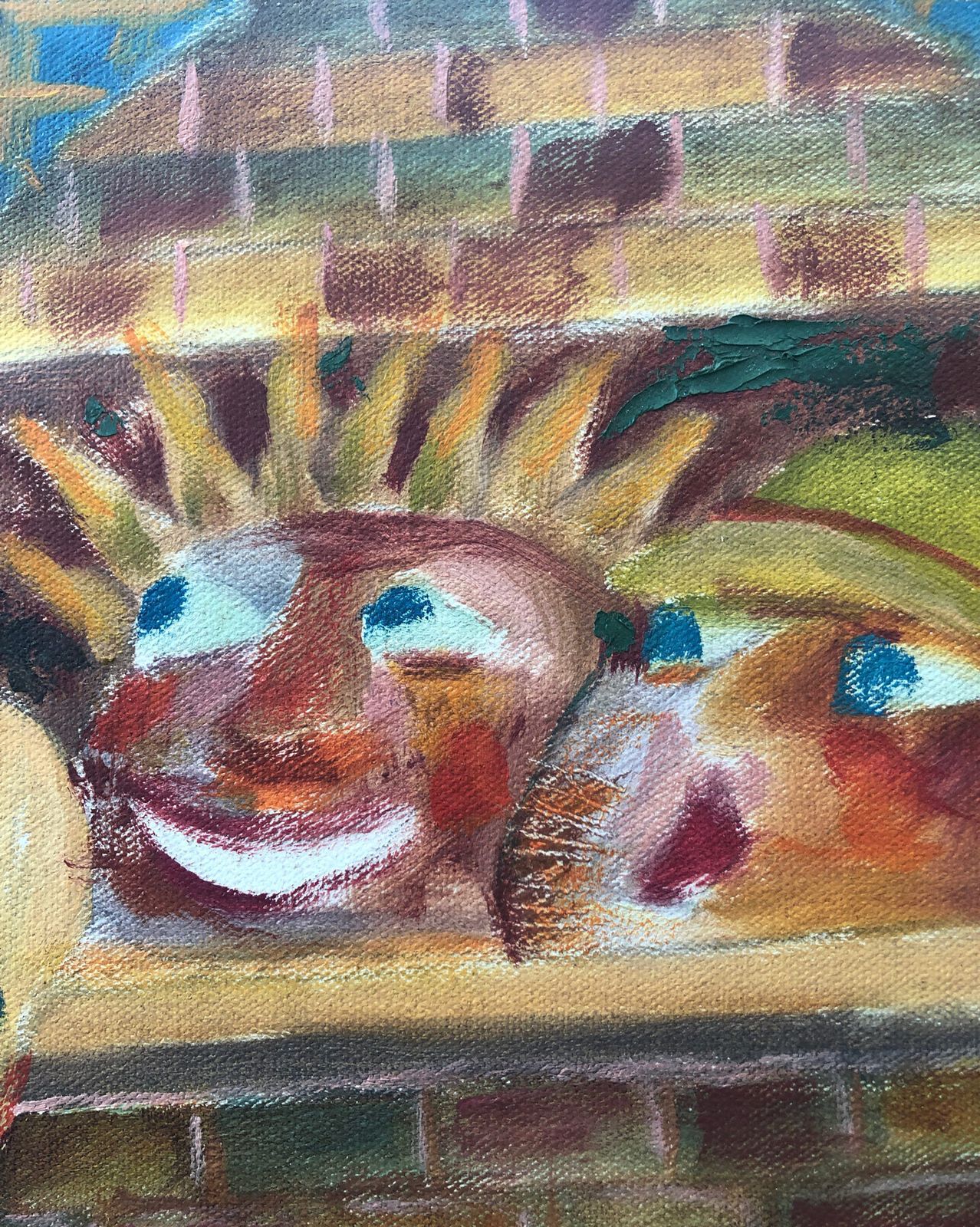 Het Beste Vincent Bennett Die Ik Heb Gezien, Outsider Schilderij photo Kunst