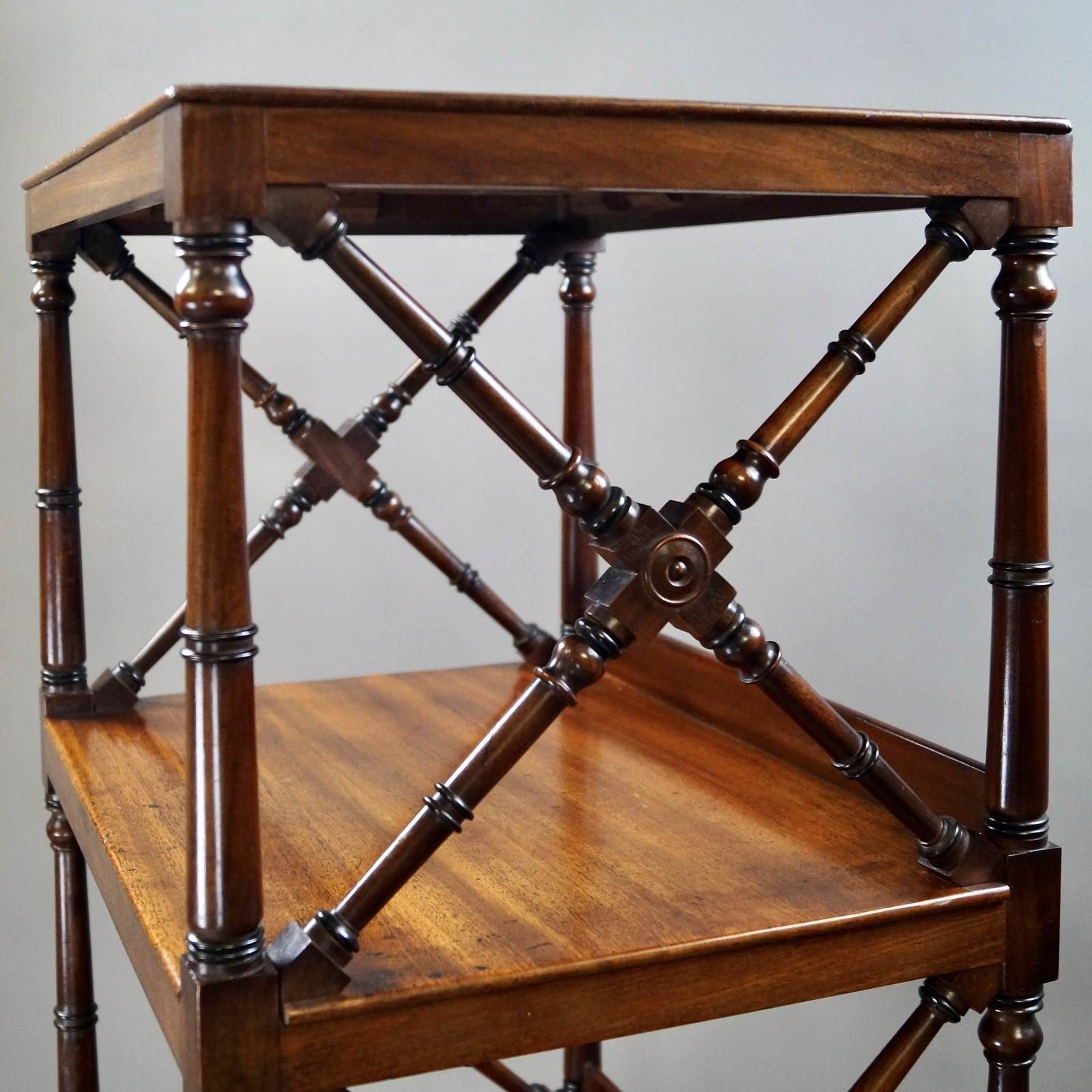 A Fine George III Whatnot Of Unusual Design photo Furniture