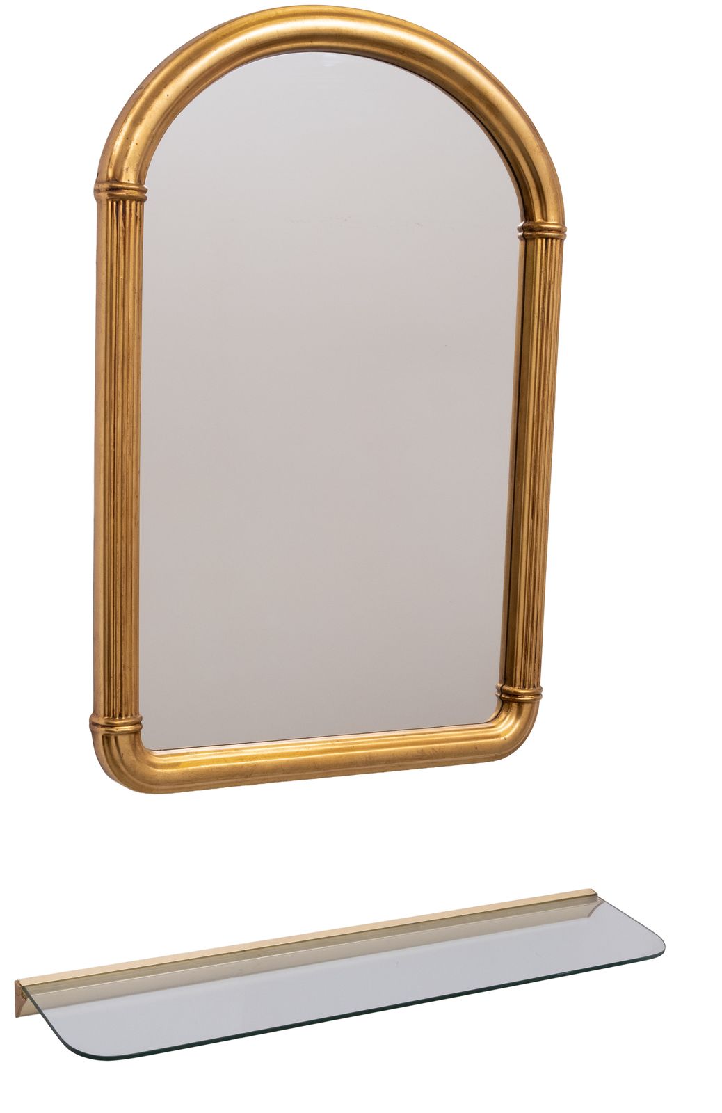 Gold Mirror Hollywood Regency 1970s Belgium photo vinterior