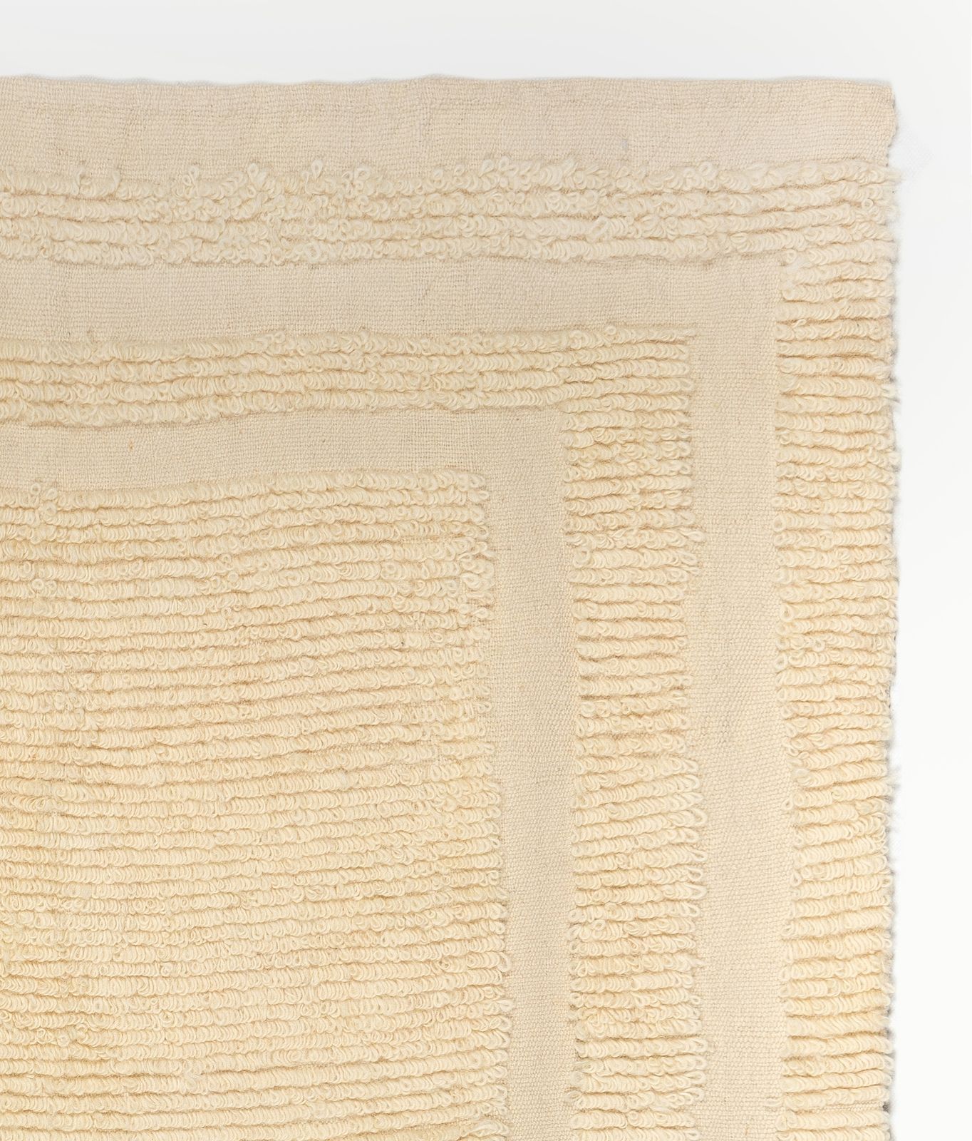 Tapis Tulu turc vintage 104 x 120 cm, 100 % laine naturelle photo Textiles