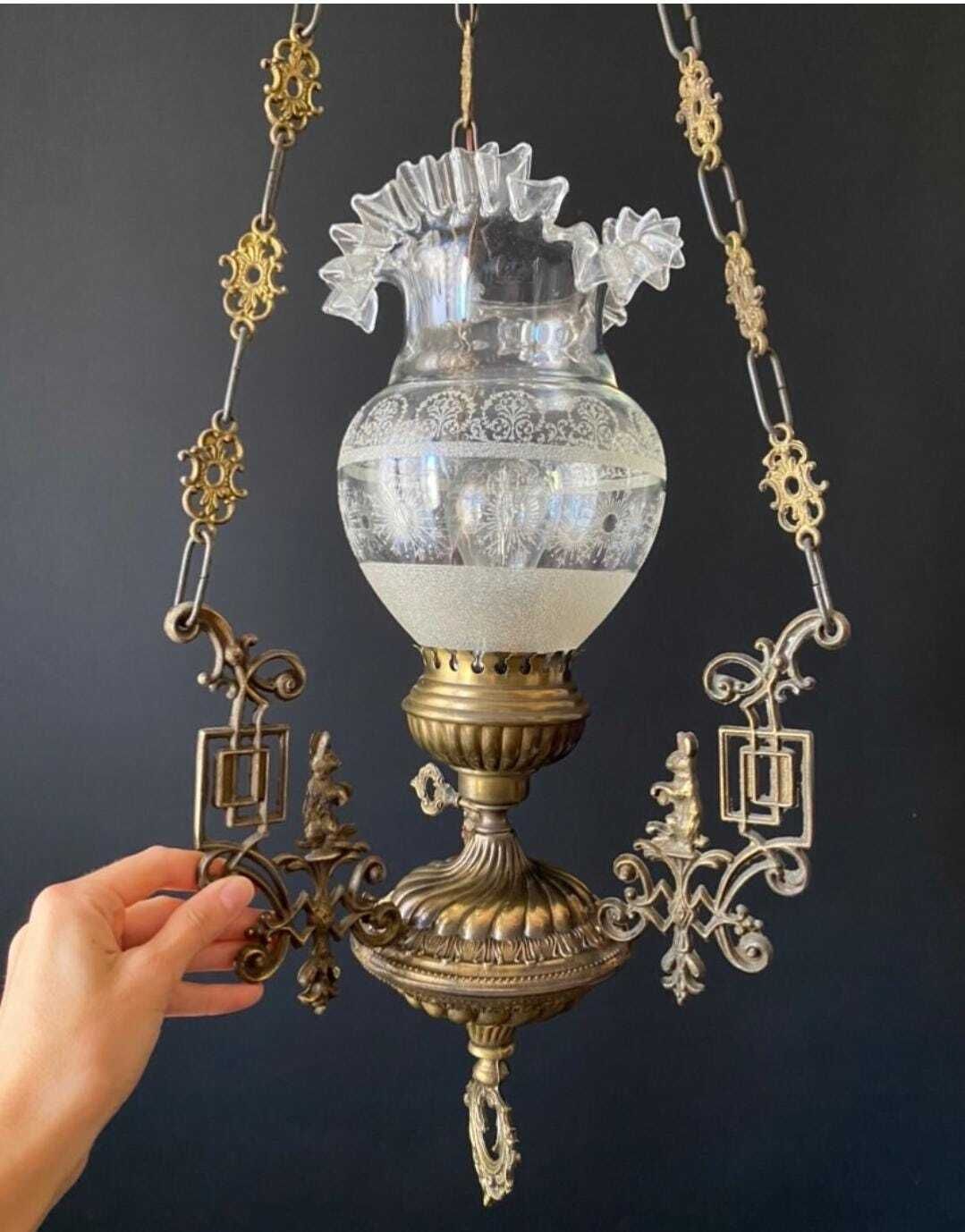 photo for sale Antique Couple Of Chandelier, Early 20th Century