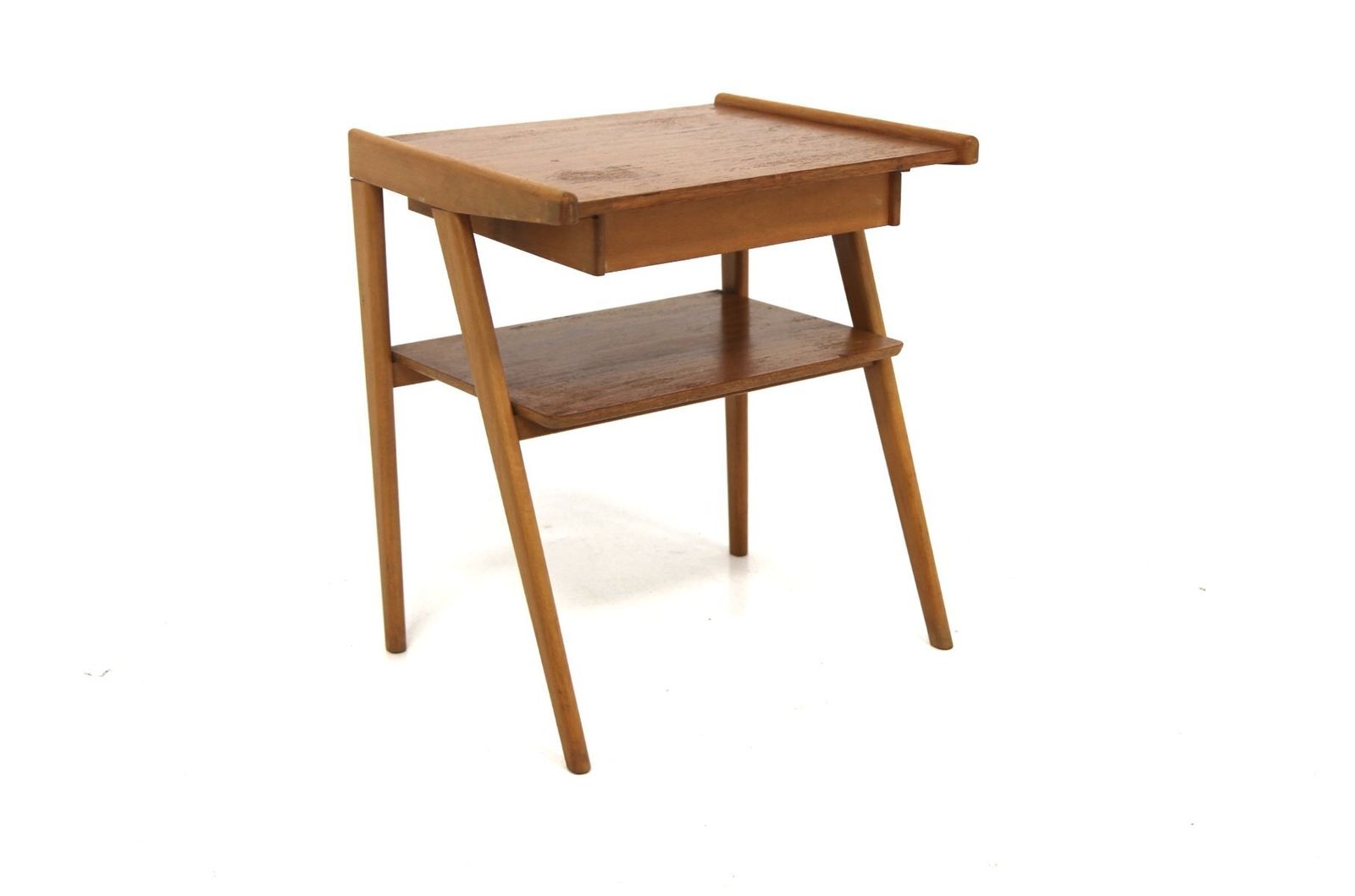 Table de chevet scandinave en teck, Suède, 1960