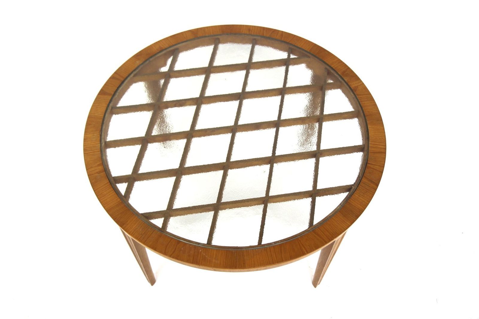 Table basse en noyer par Niels Enström pour Ferdinand Lundquist & Co, Suède, 1940 photo furniture